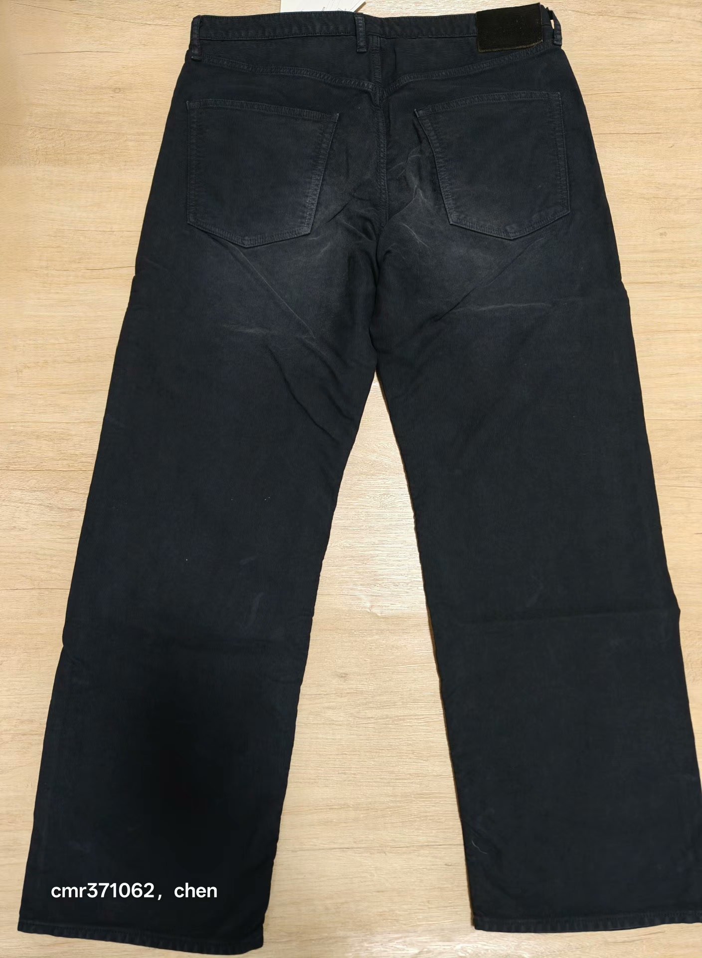 VISVIM 26SS FLUXUS 01 WIDE G.CORDS — back