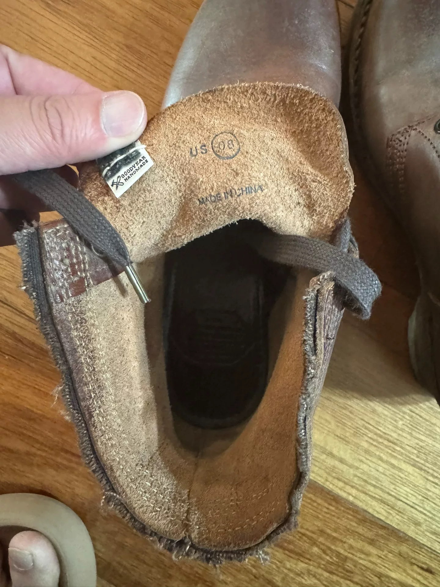 visvim 22AW ICT Lafayette Boots — label