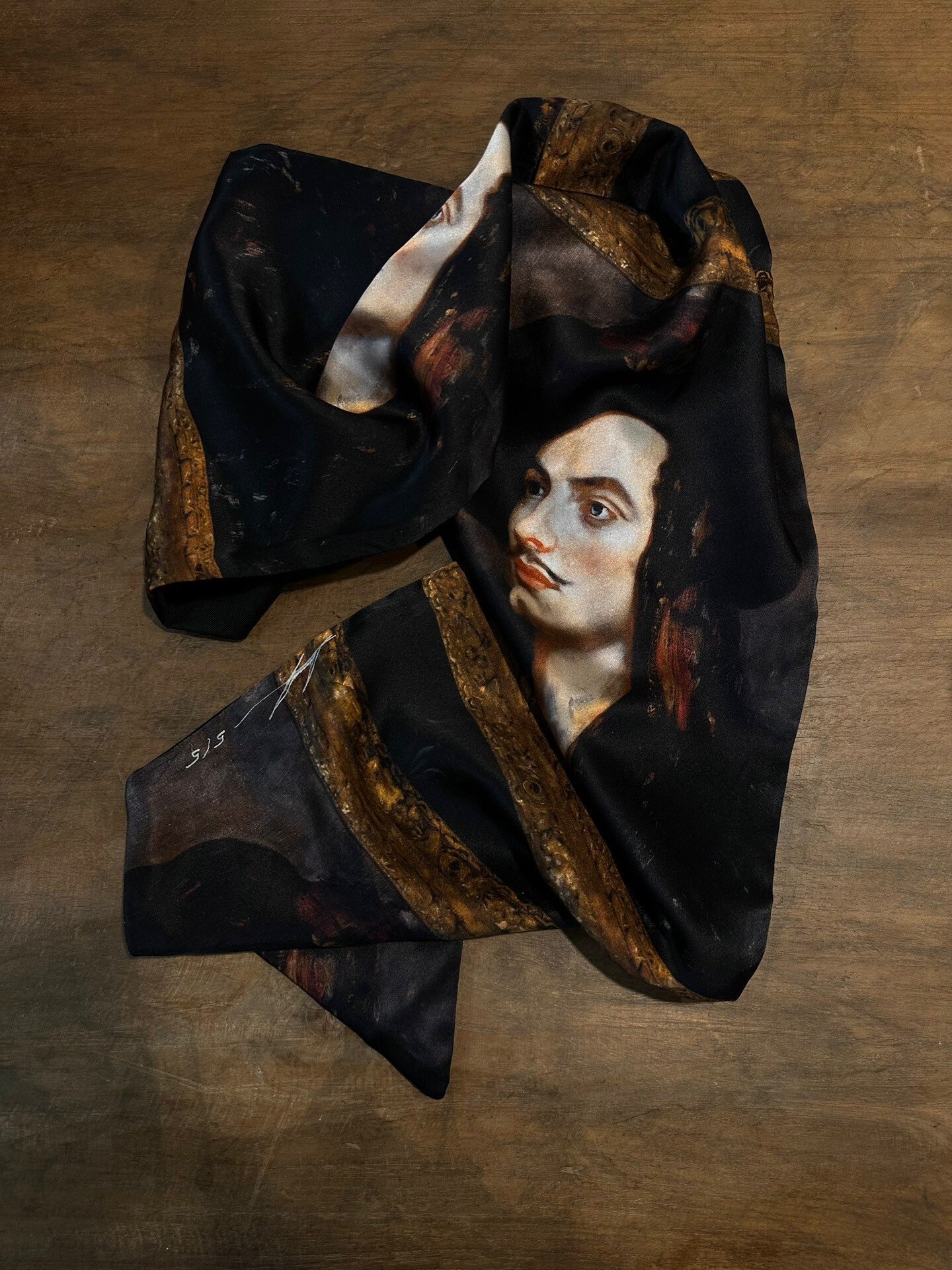 Geoffrey B SMALL Limited Edition Scarf — label