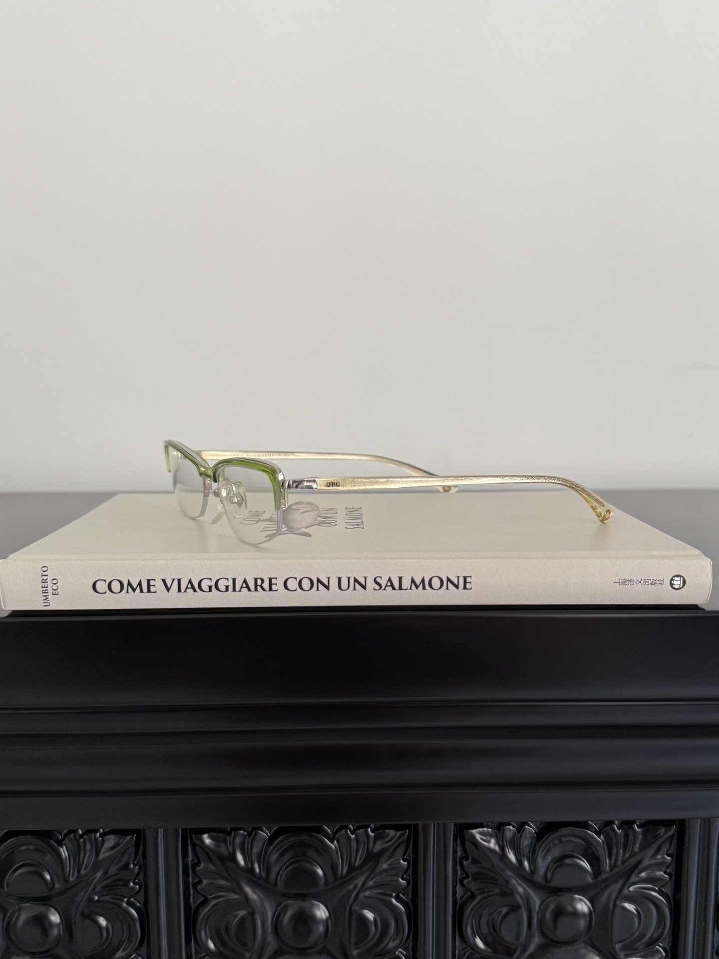 Jean Paul Gaultier Runway Rimless Sunglasses — back