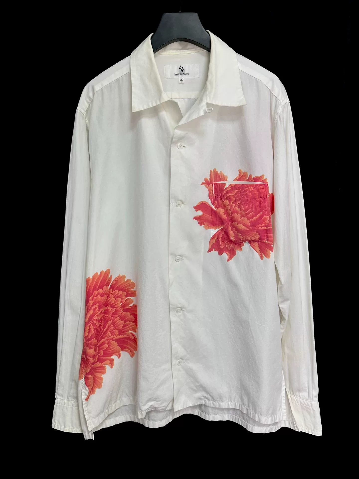 Yohji Yamamoto 05AW Yuzen Peony Shirt