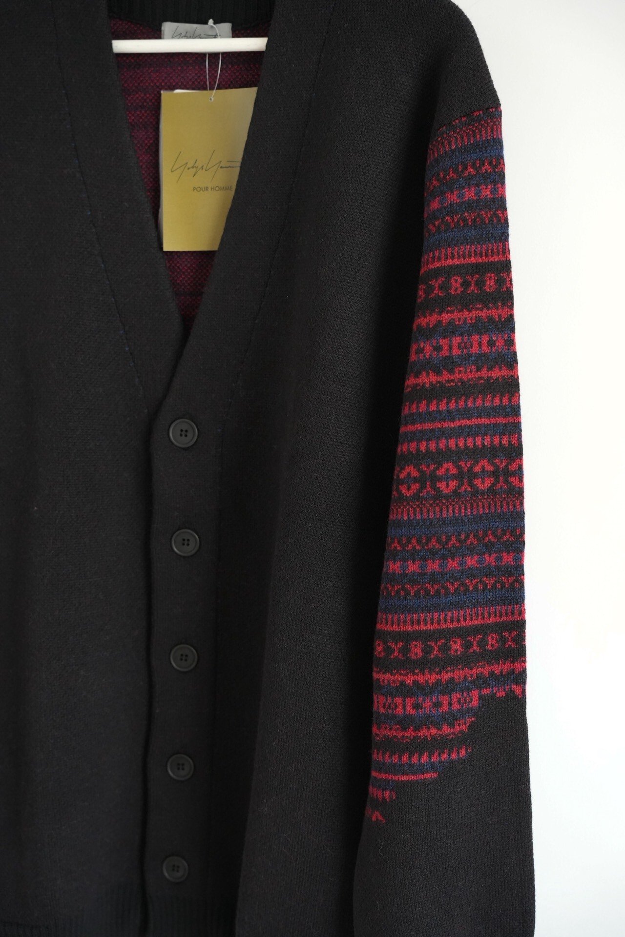 Yohji Yamamoto 24AW Stripe Cardigan — back