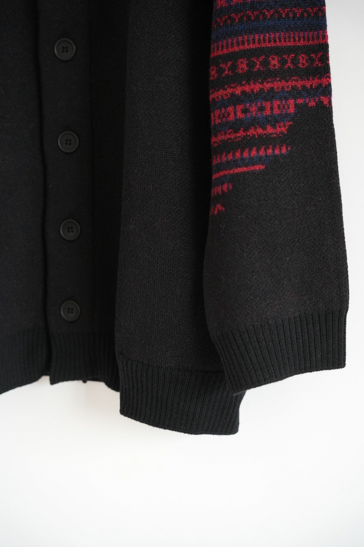 Yohji Yamamoto 24AW Stripe Cardigan — label