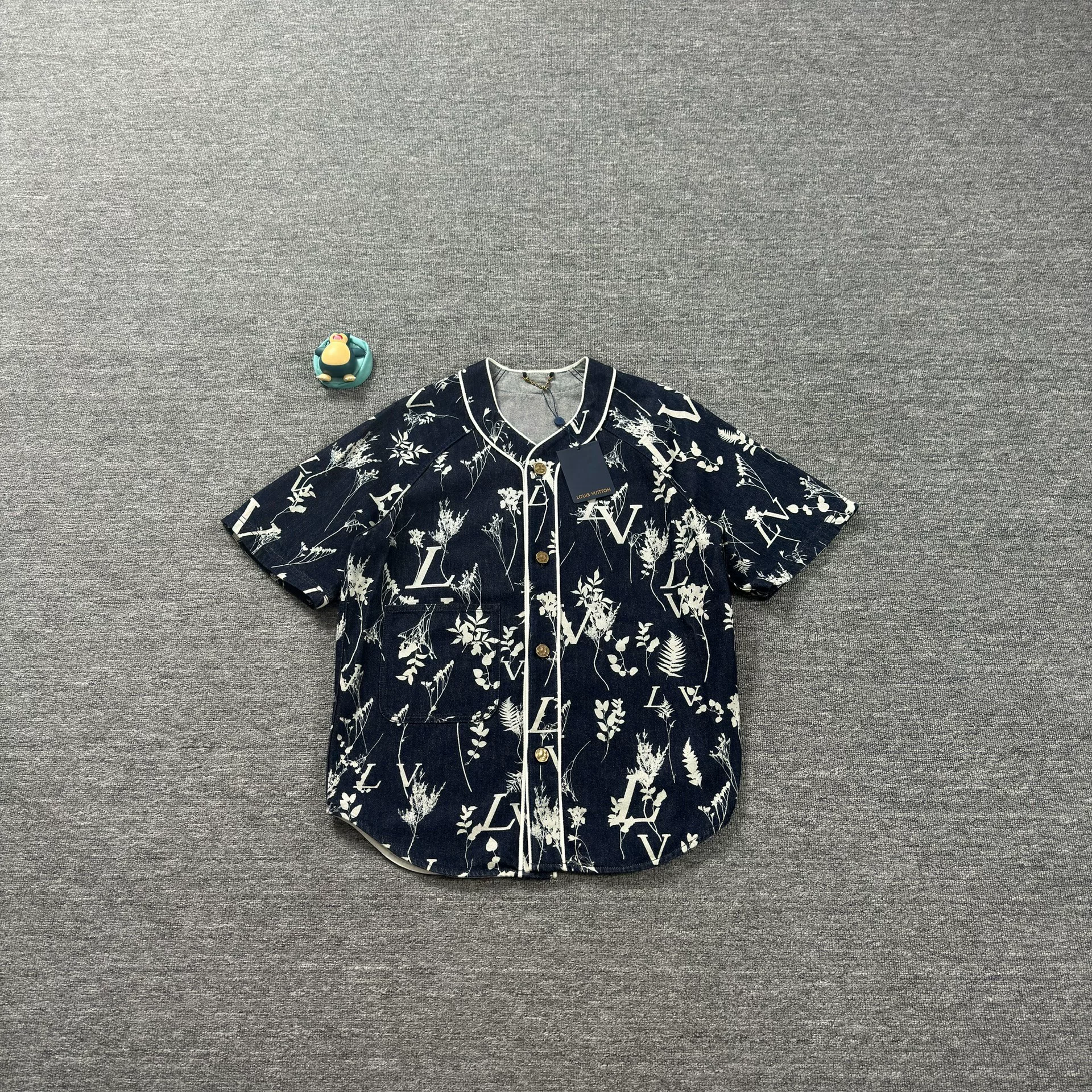 Louis Vuitton Floral Print Short-Sleeve Shirt