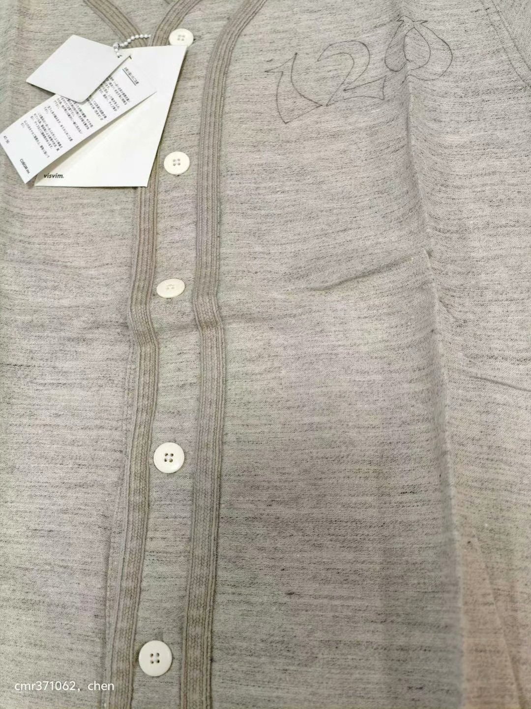 VISVIM 18SS Dugout S/S Flannel Shirt — label