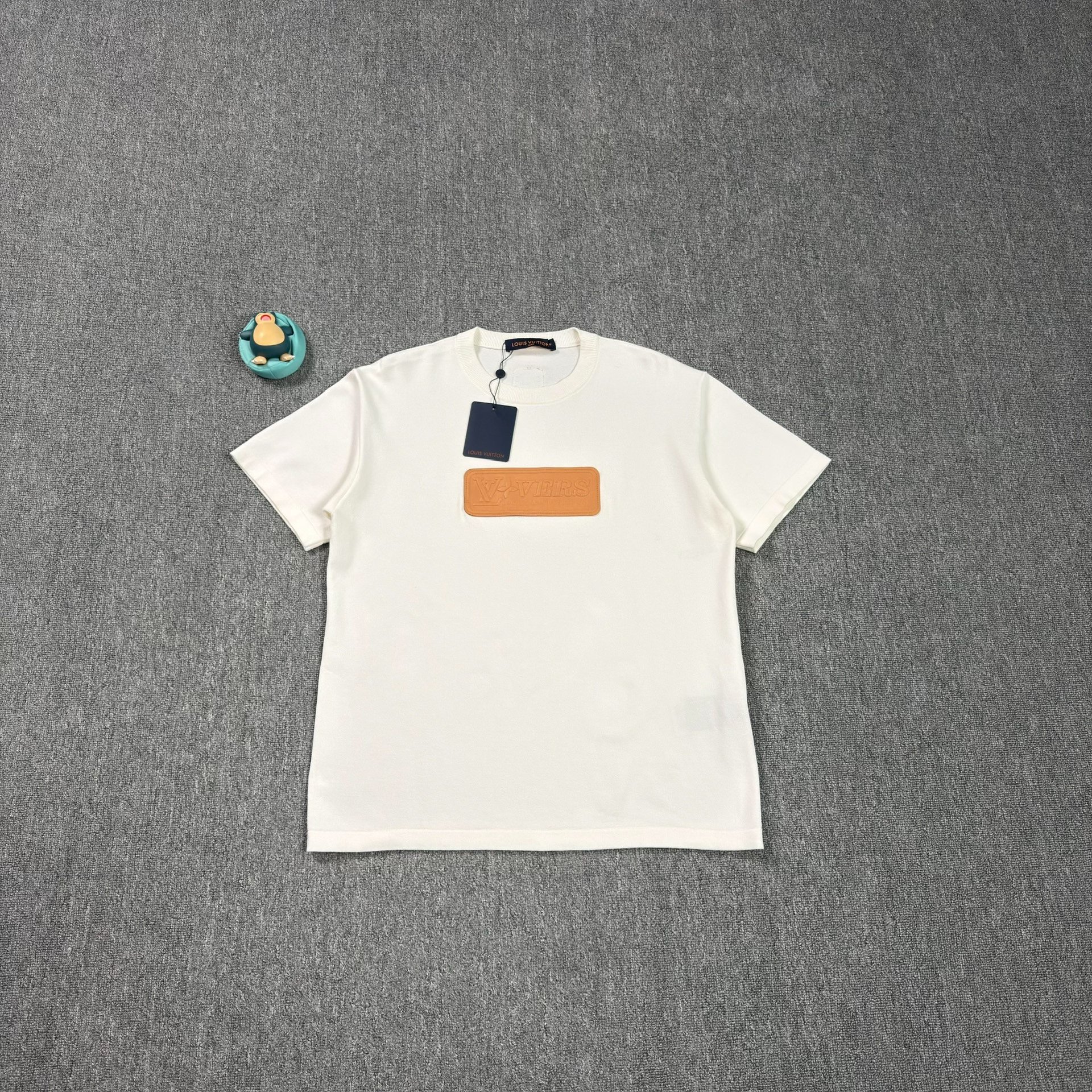 Louis Vuitton White Knit Short-Sleeve Top