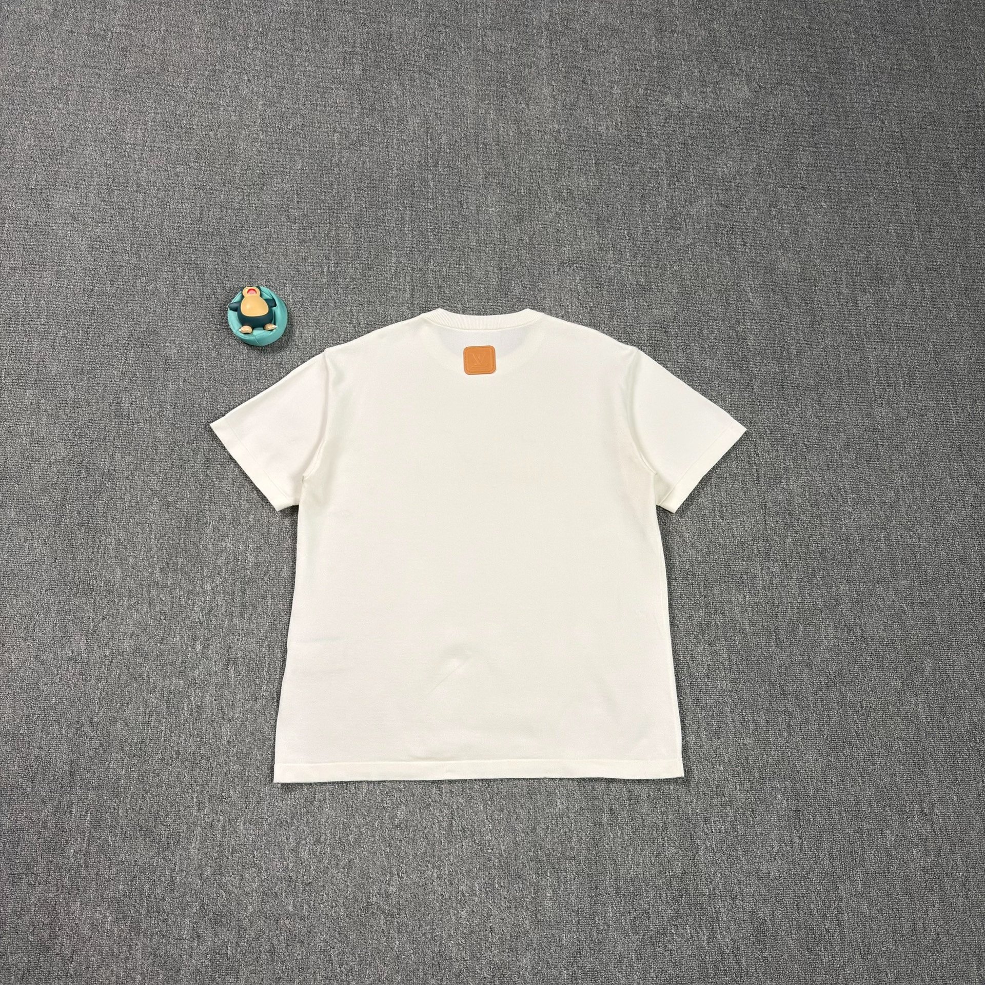 Louis Vuitton White Knit Short-Sleeve Top — front