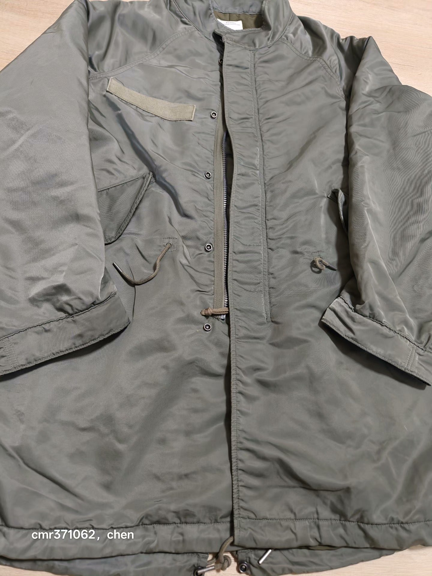 visvim 19AW Six Five Fishtail Parka — label