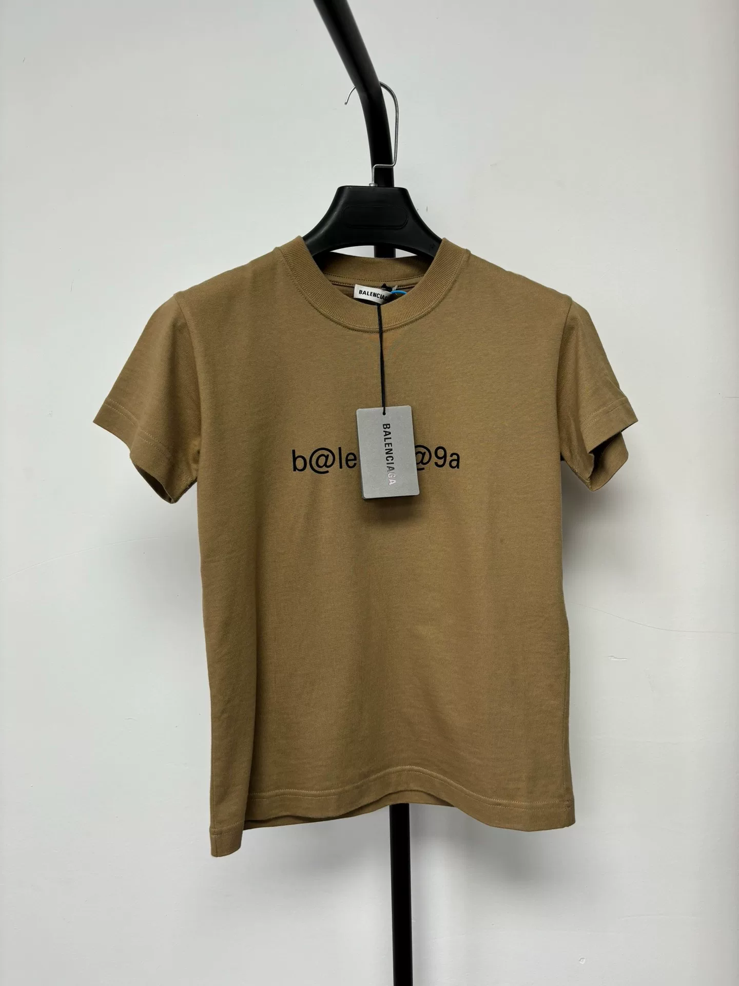 Balenciaga Camel Crew Neck Print T-Shirt