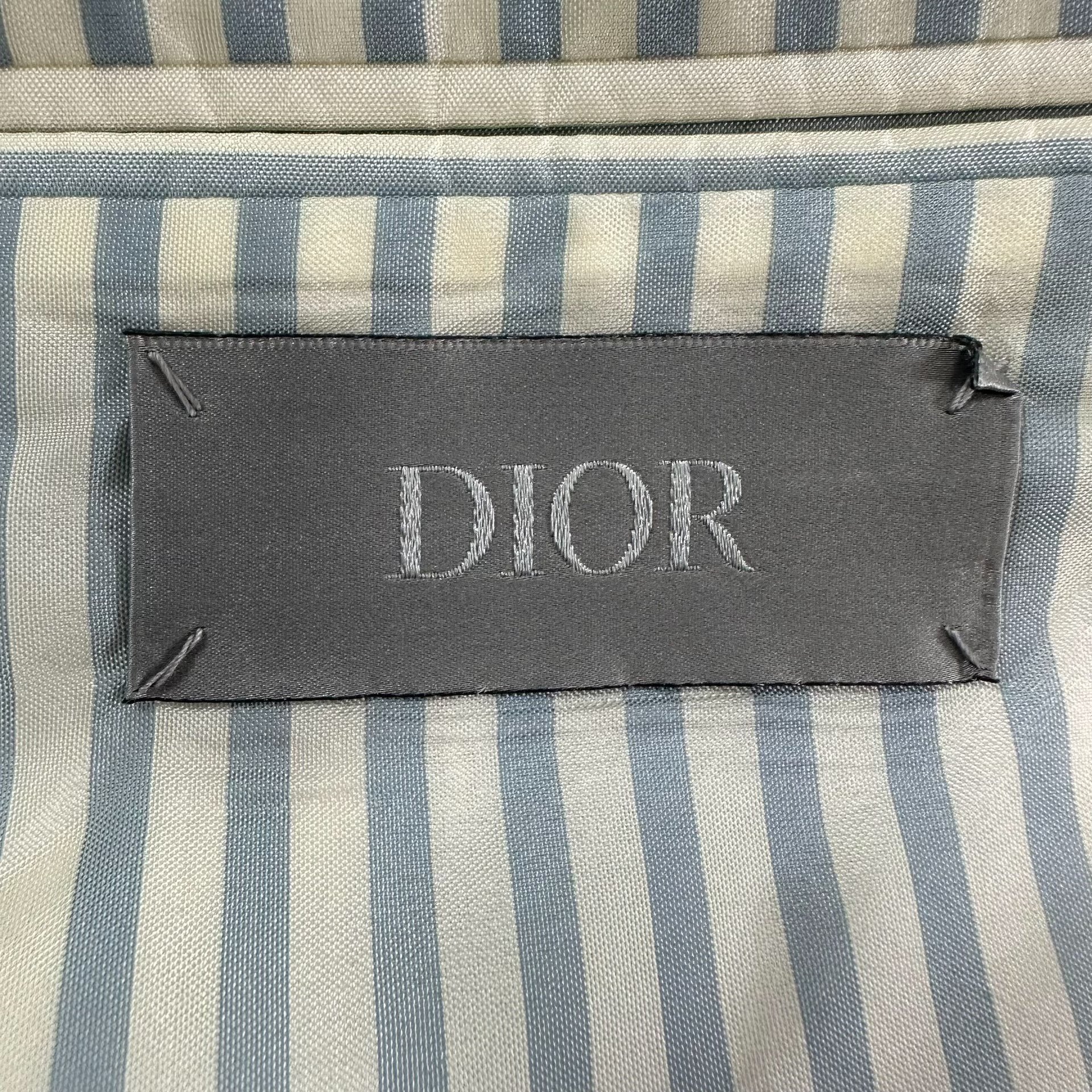 Dior Men 19SS Inside-Out Stripe Suit — back