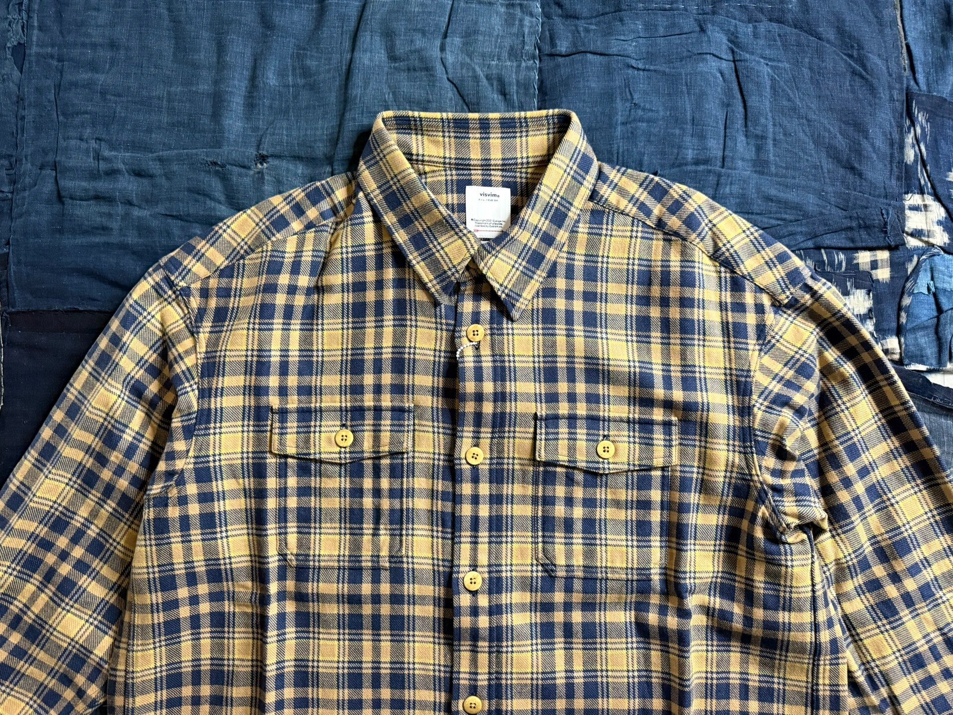 VISVIM 26SS Lumber Check L/S Shirt — detail