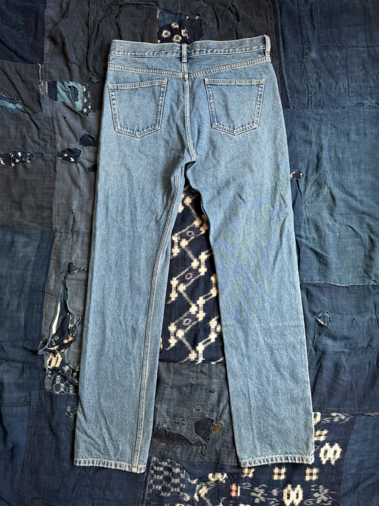 Balenciaga Distressed Vintage Jeans — front