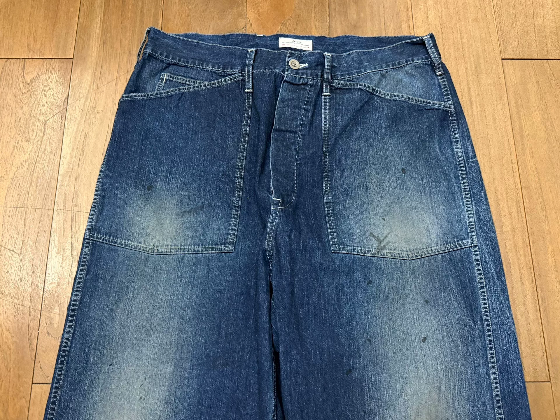 visvim 26SS SCOUT DRY Cropped Jeans — detail