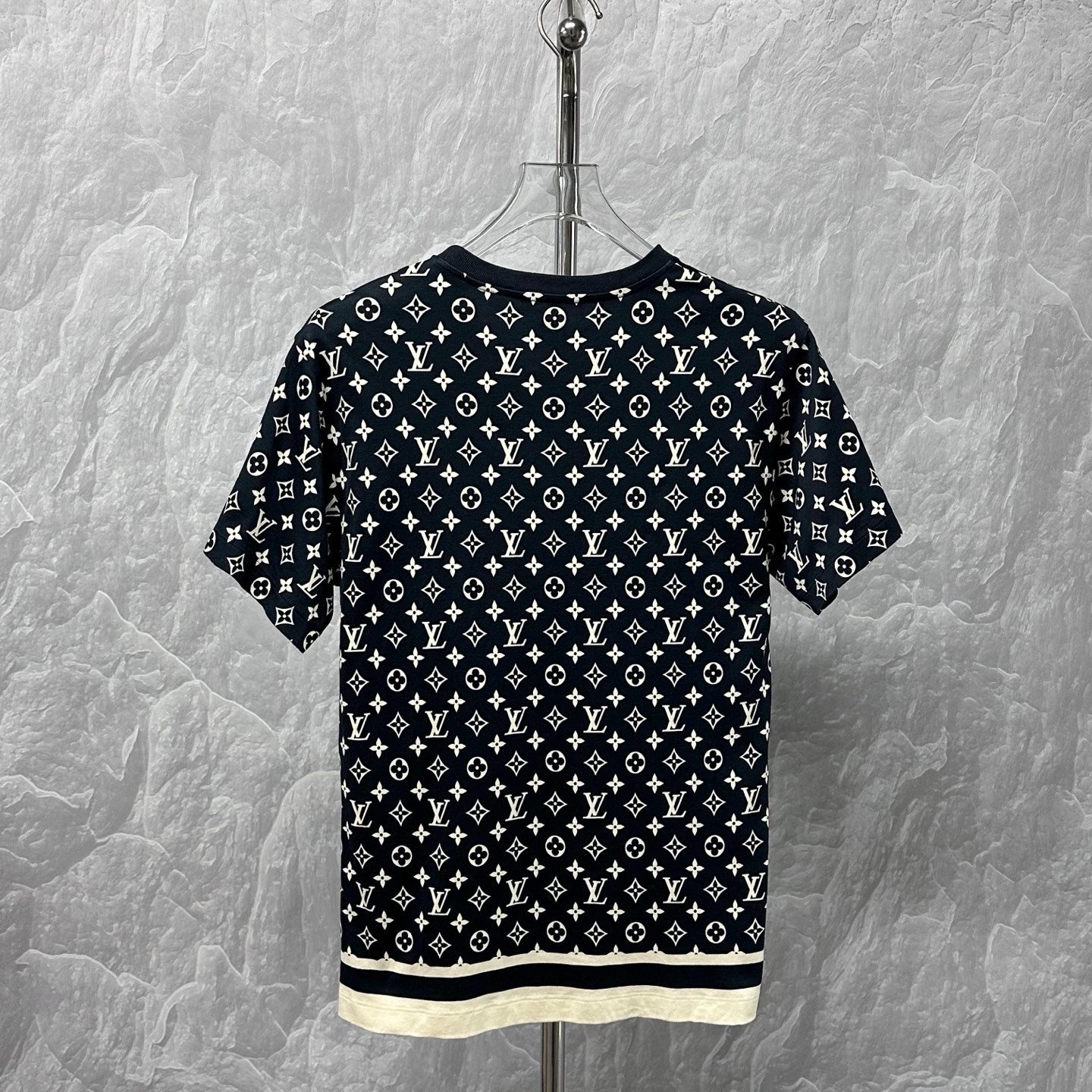 Louis Vuitton Monogram Chain Short-Sleeve Top — back