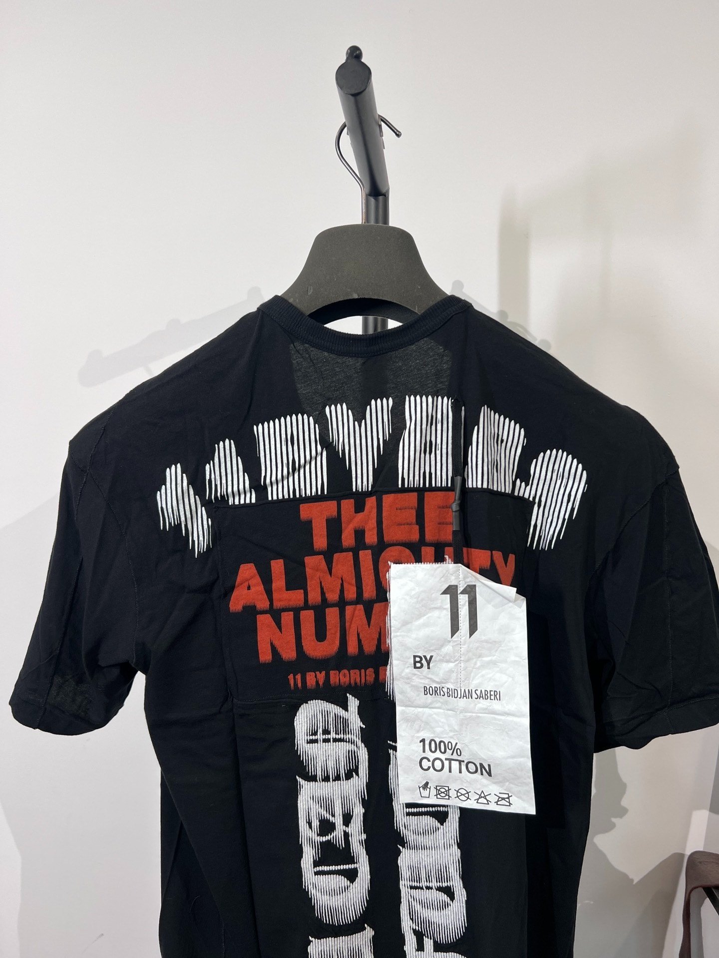 Boris Bidjan Saberi 11by bbs TS3F T-shirt — back