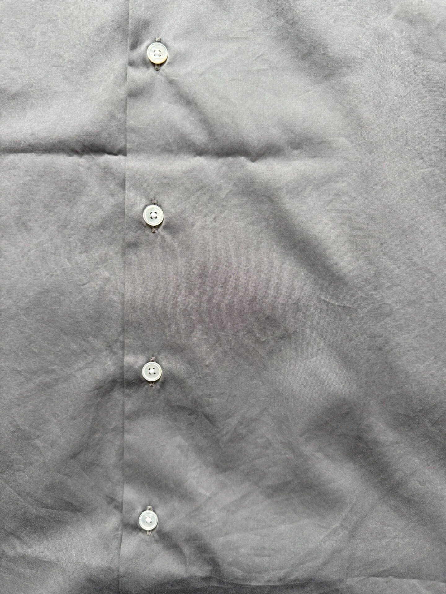 A.PRESSE 25SS Band Collar Shirt — label