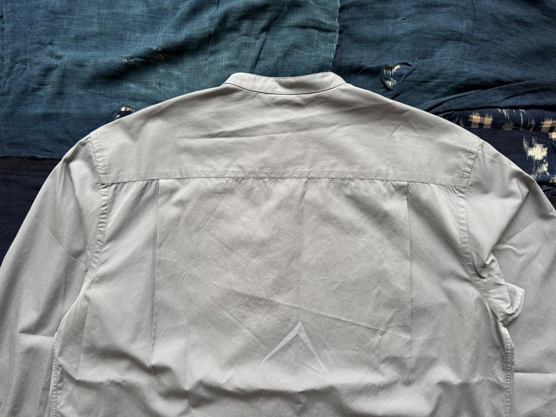 A.PRESSE 25SS Band Collar Shirt — back