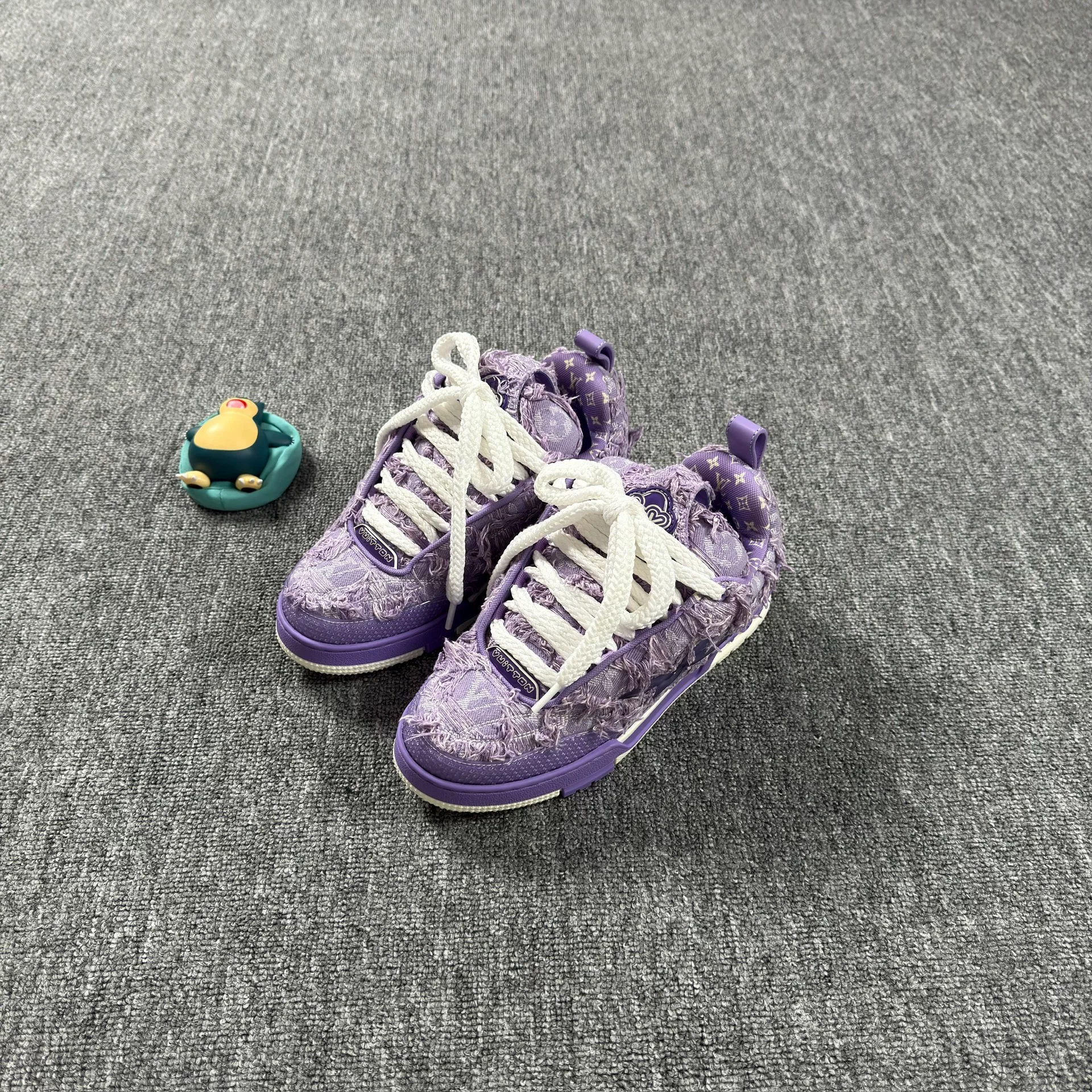 Louis Vuitton Purple Skate Full Print Sneakers