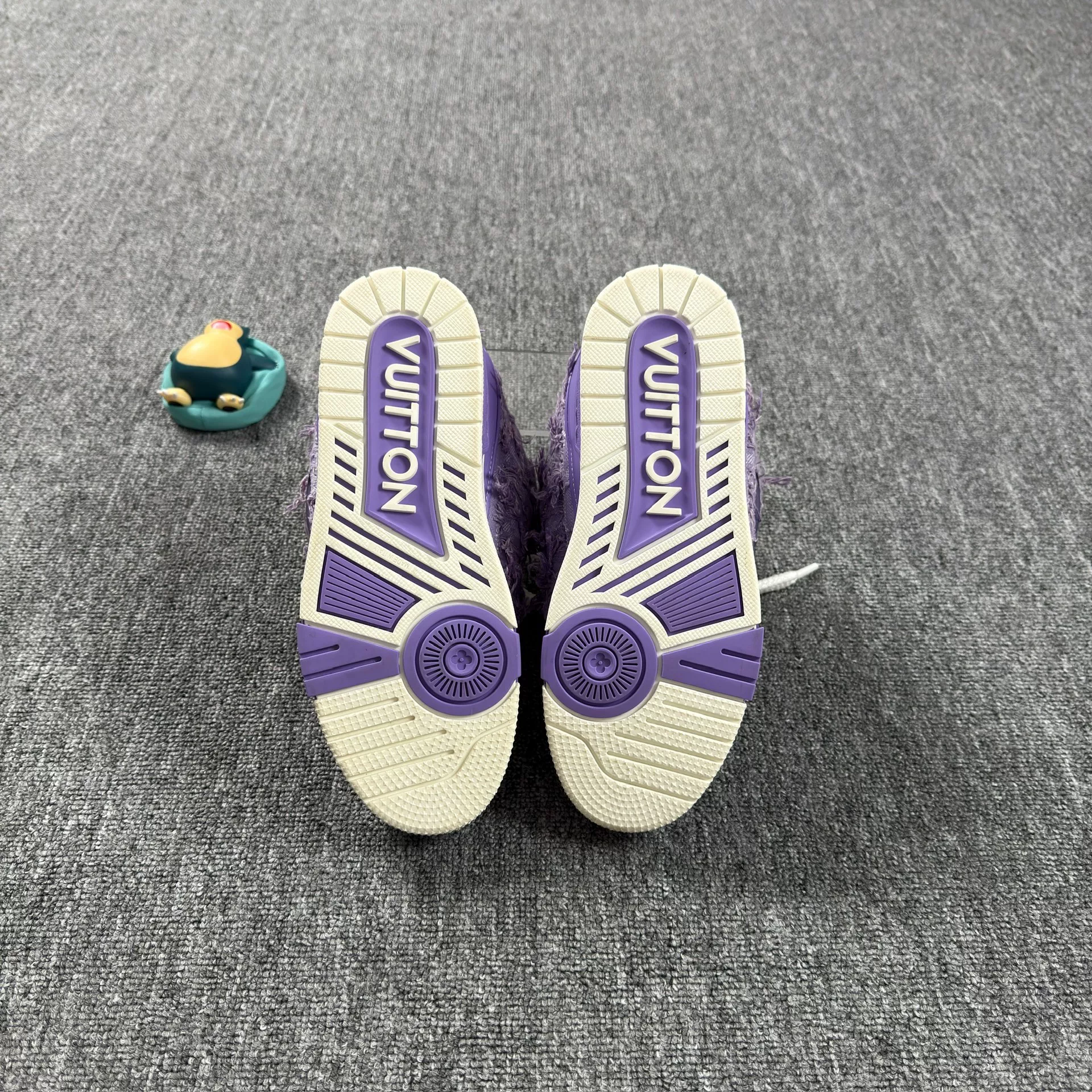 Louis Vuitton Purple Skate Full Print Sneakers — back