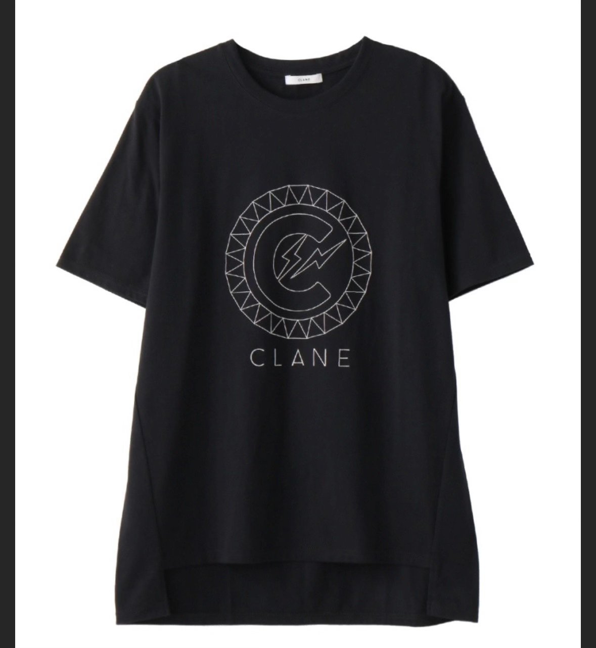CLANE x fragment collaboration tee — back