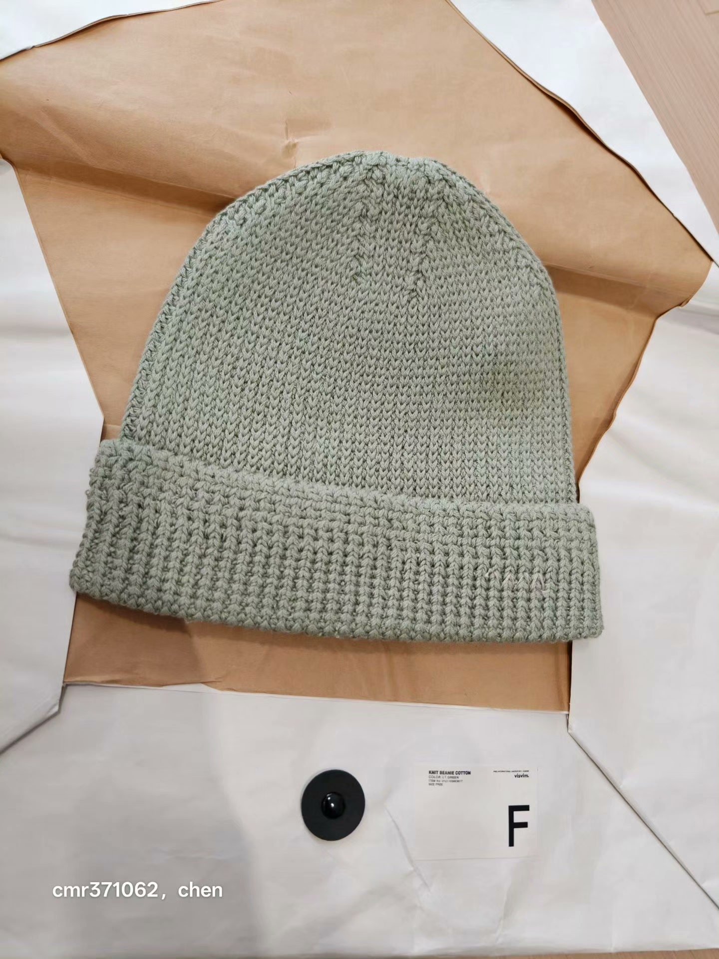 VISVIM 21SS Knit Beanie Cotton