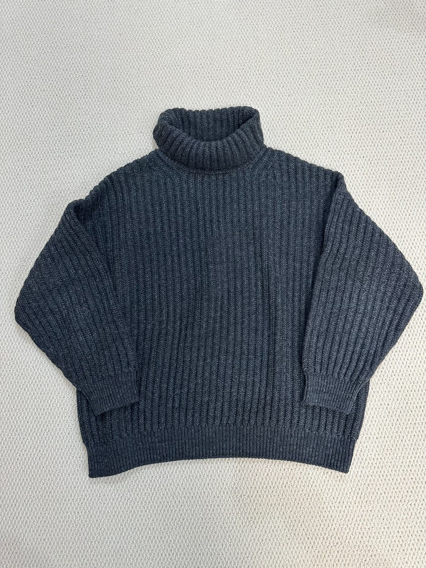 visvim amplus turtleneck wool linen sweater