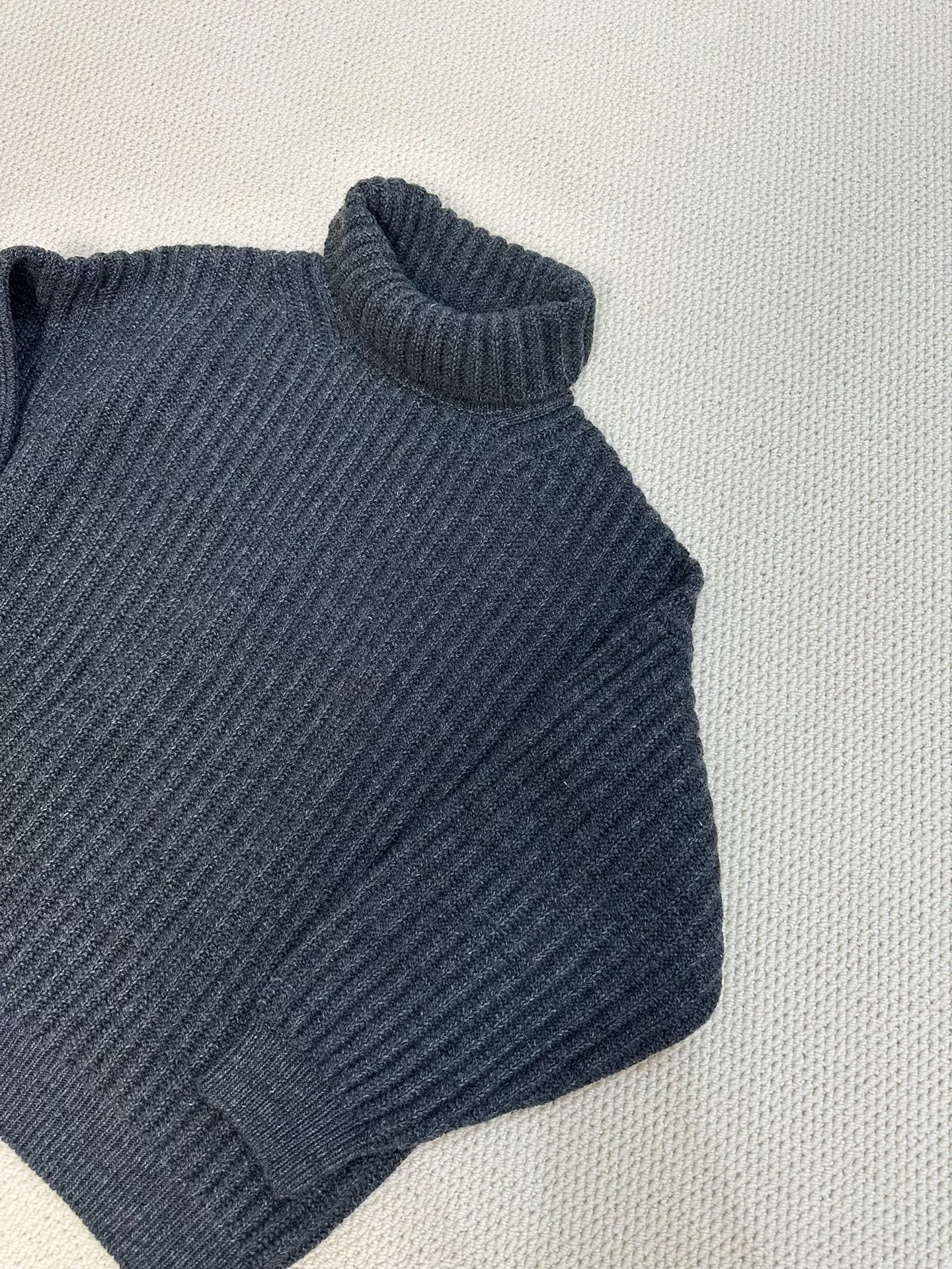 visvim amplus turtleneck wool linen sweater — front