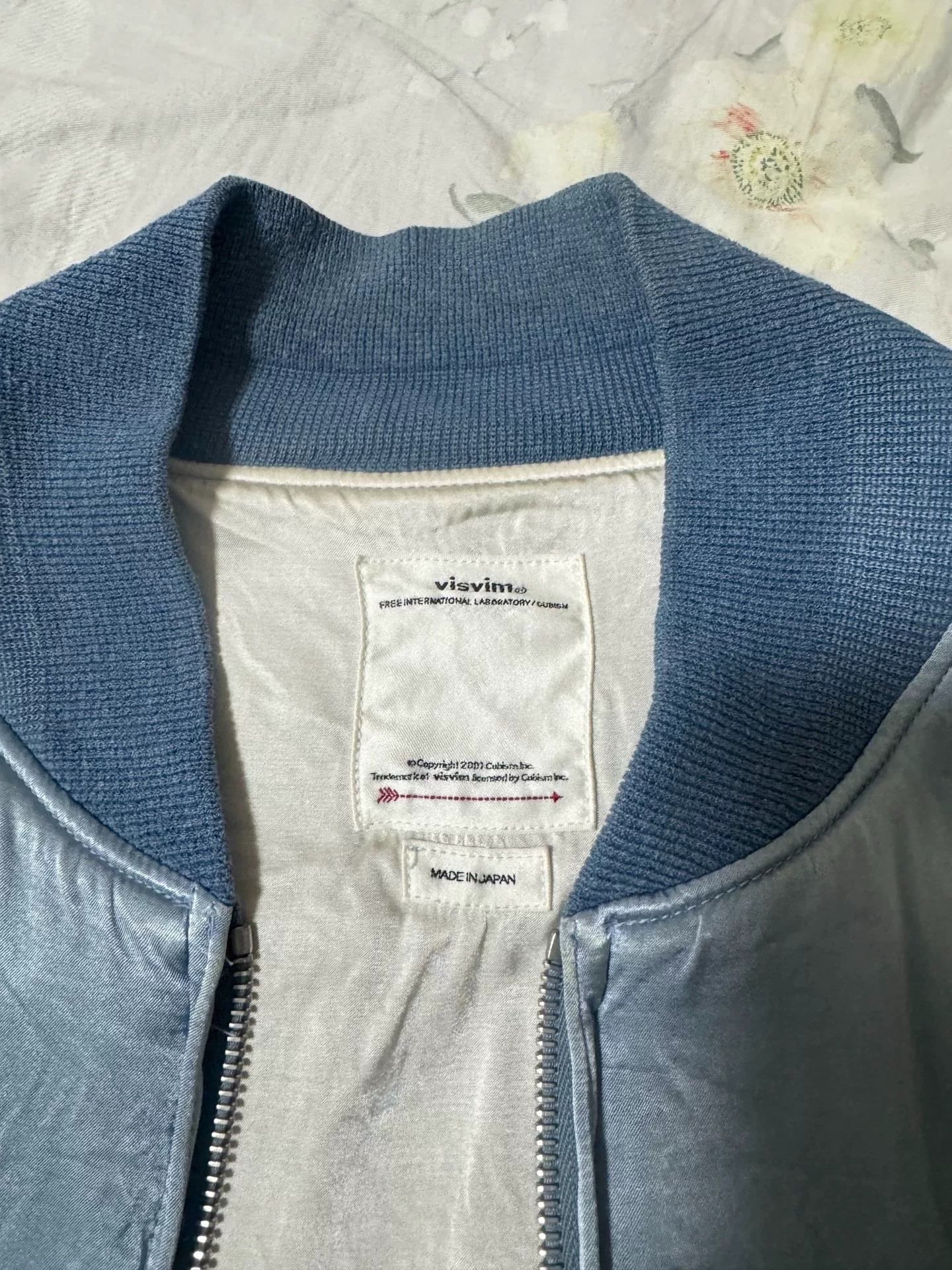 visvim 21ss Douglas JKT Silk Jacket — detail