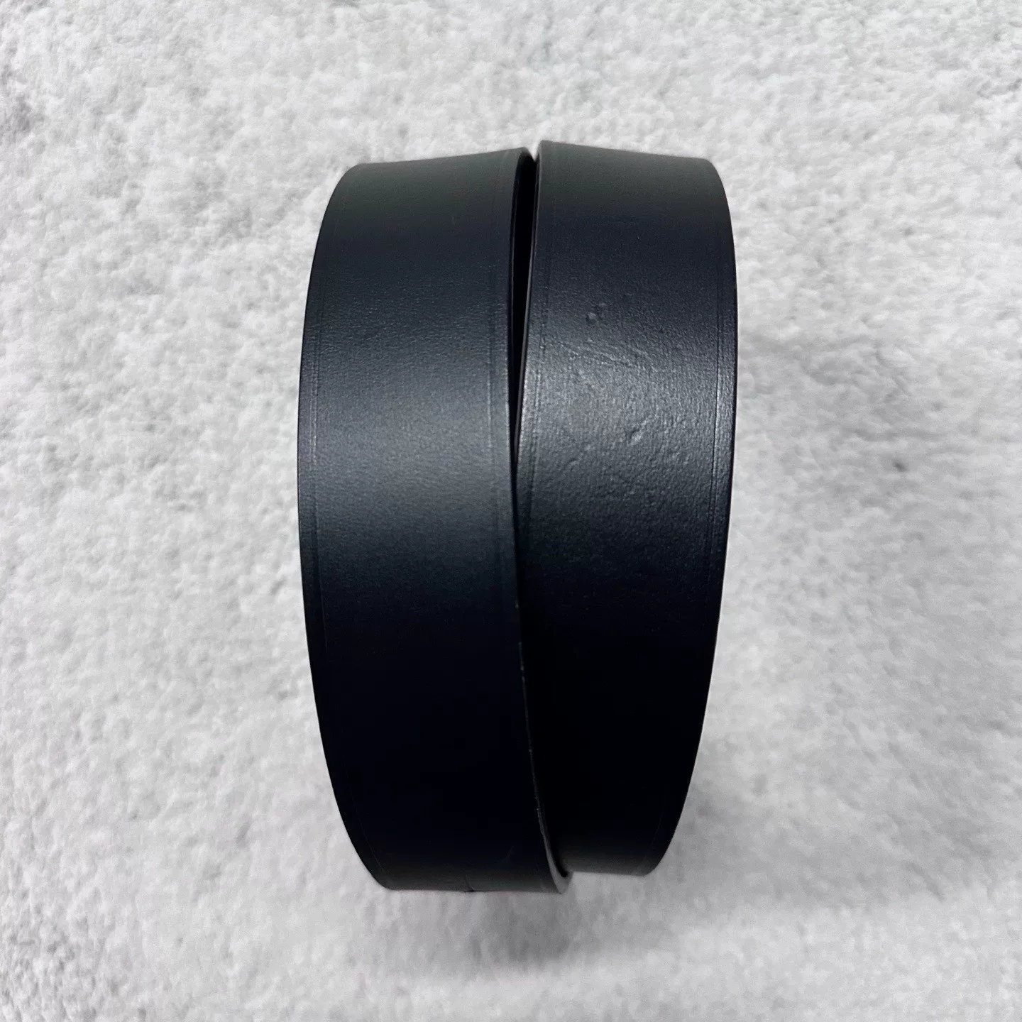 Balenciaga Metal Logo Leather Belt — label