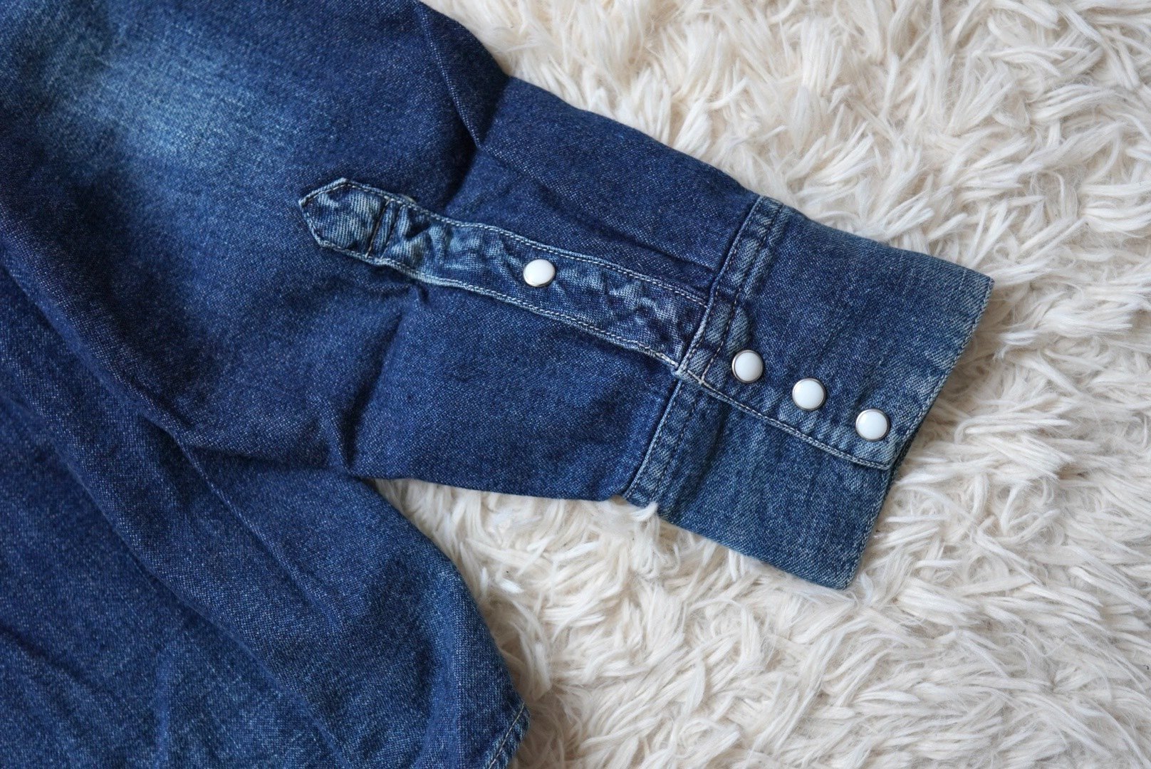 visvim Social Sculpture Denim Shirt — label