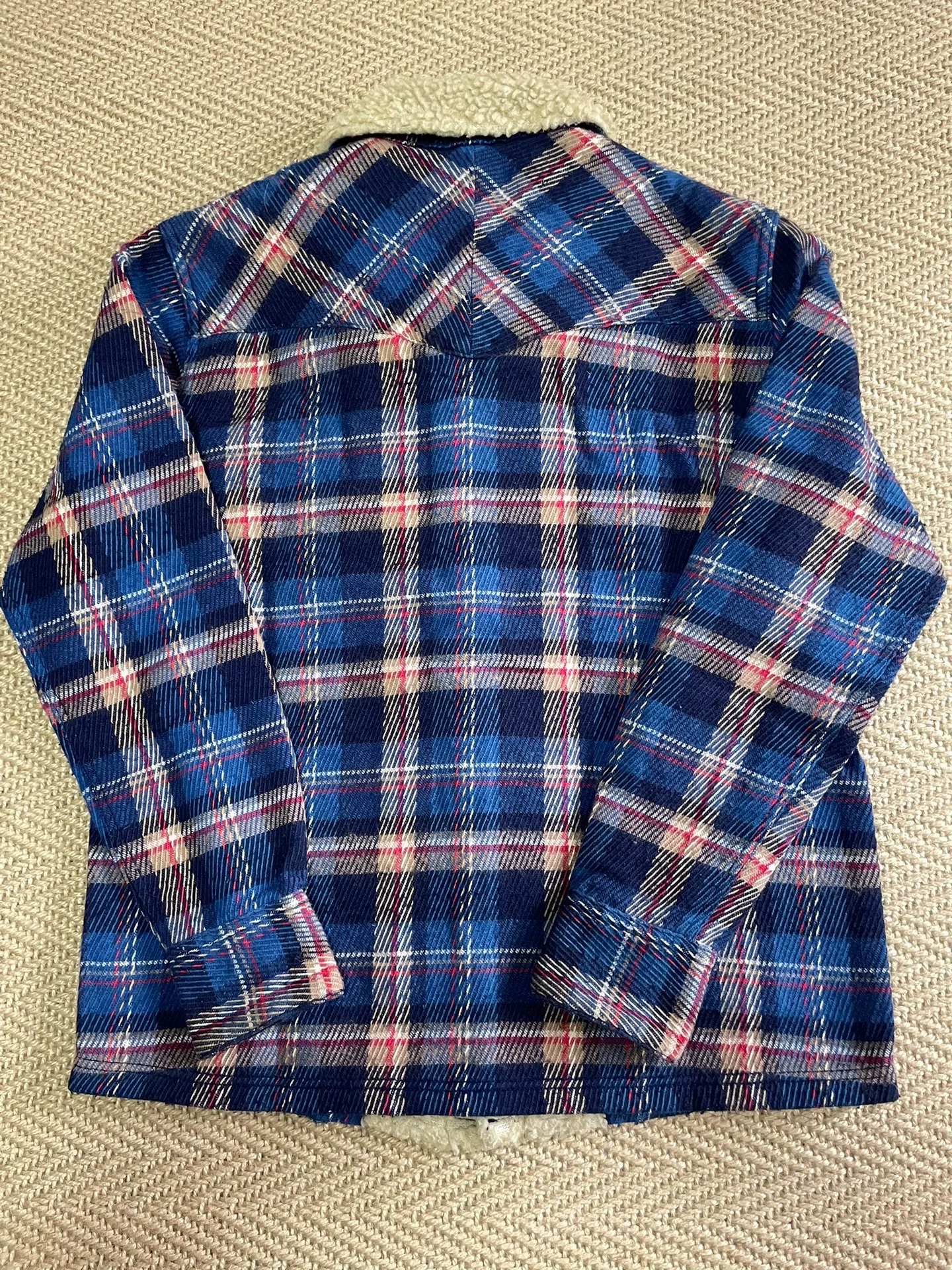 NEIGHBORHOOD KING BOA Gemstone Button Plaid Jacket — front