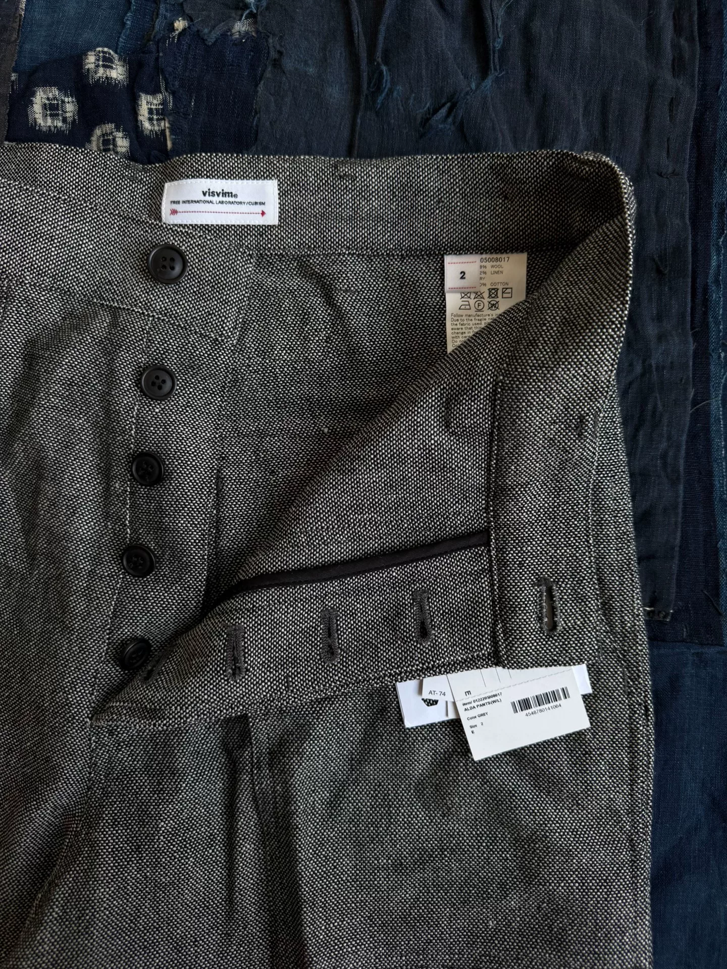 VISVIM 22AW ALDA PANTS W/L — back