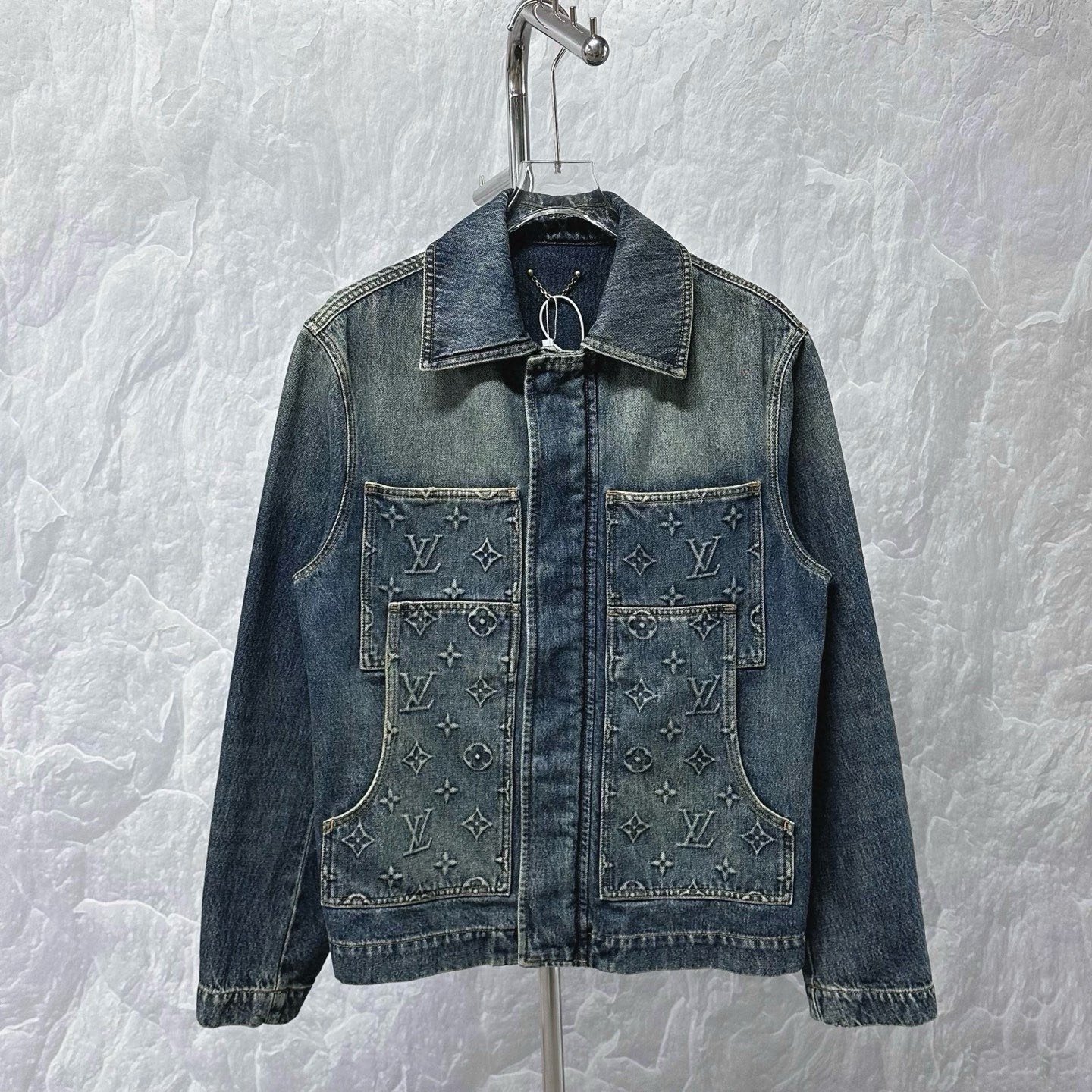 Louis Vuitton Logging Relief Denim Jacket