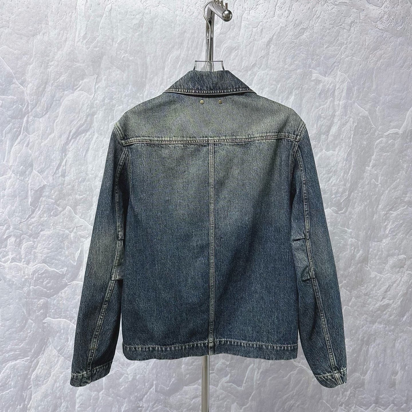 Louis Vuitton Logging Relief Denim Jacket — back