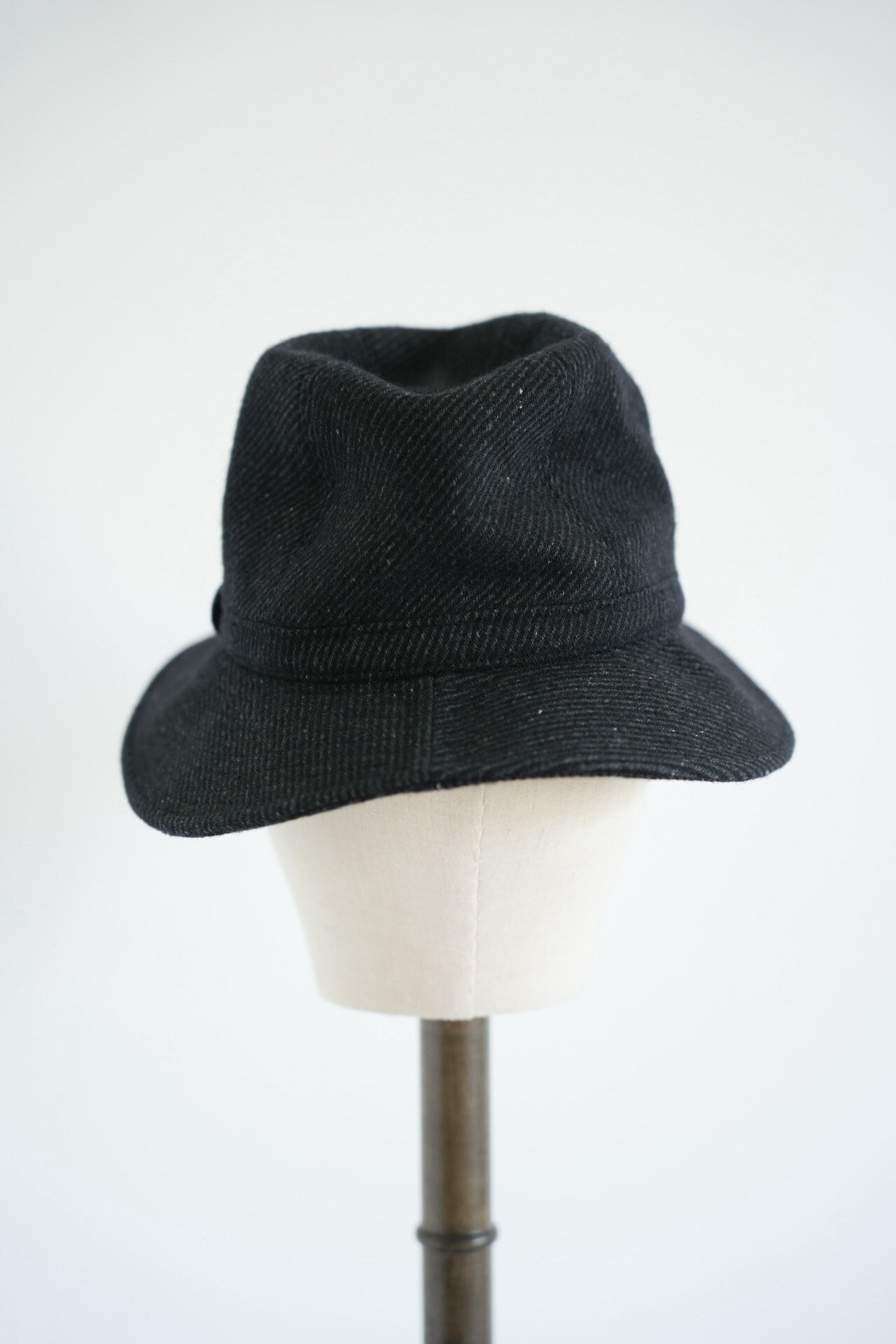 Yohji Yamamoto 15AW Tweed Wool Fedora — back