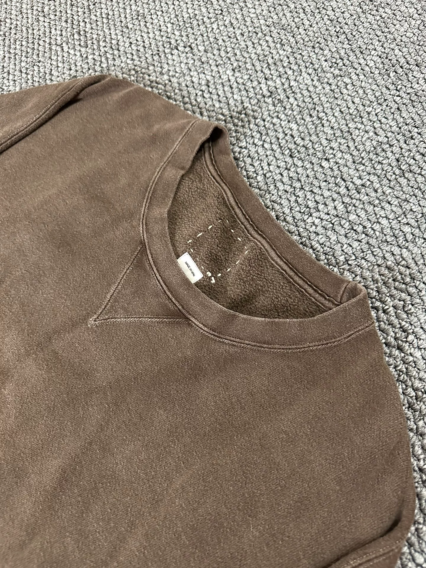 visvim Mud-Dyed 3/4 Sleeve Top — detail