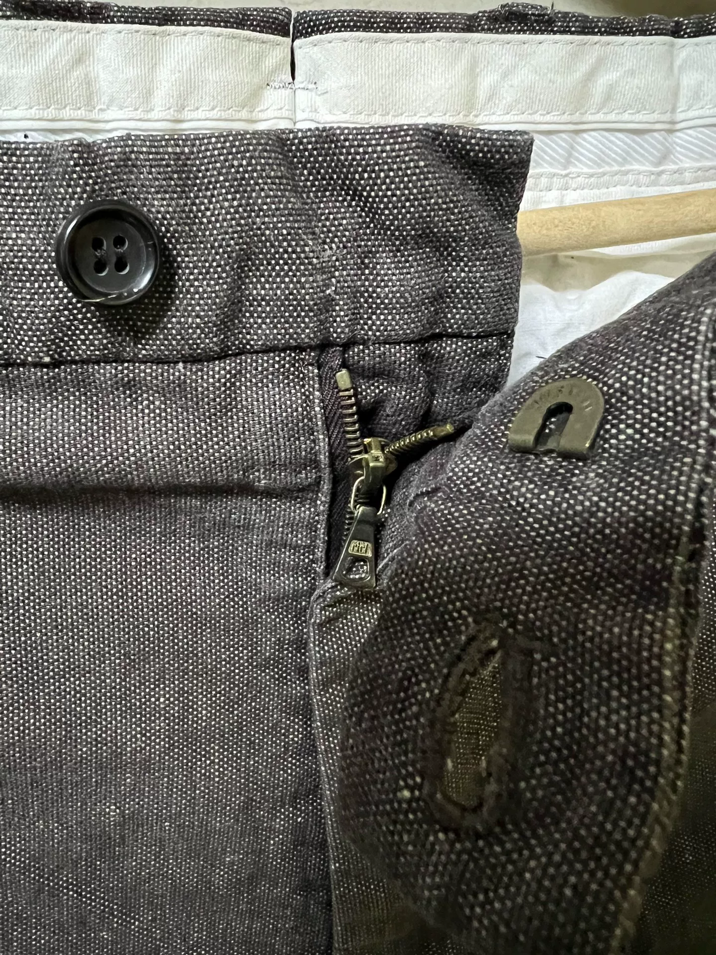 visvim High Water Cropped Slacks — back