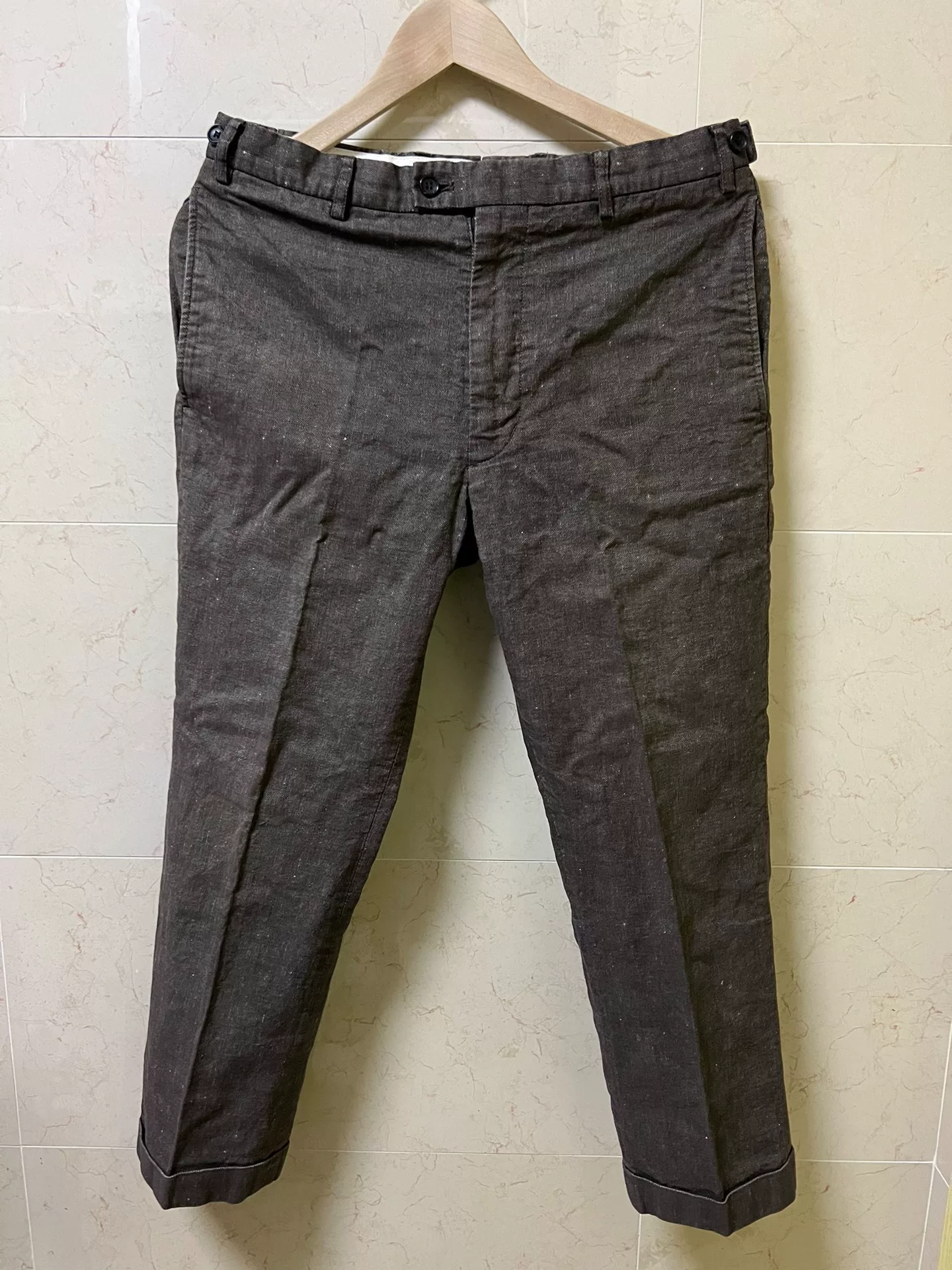 visvim High Water Cropped Slacks