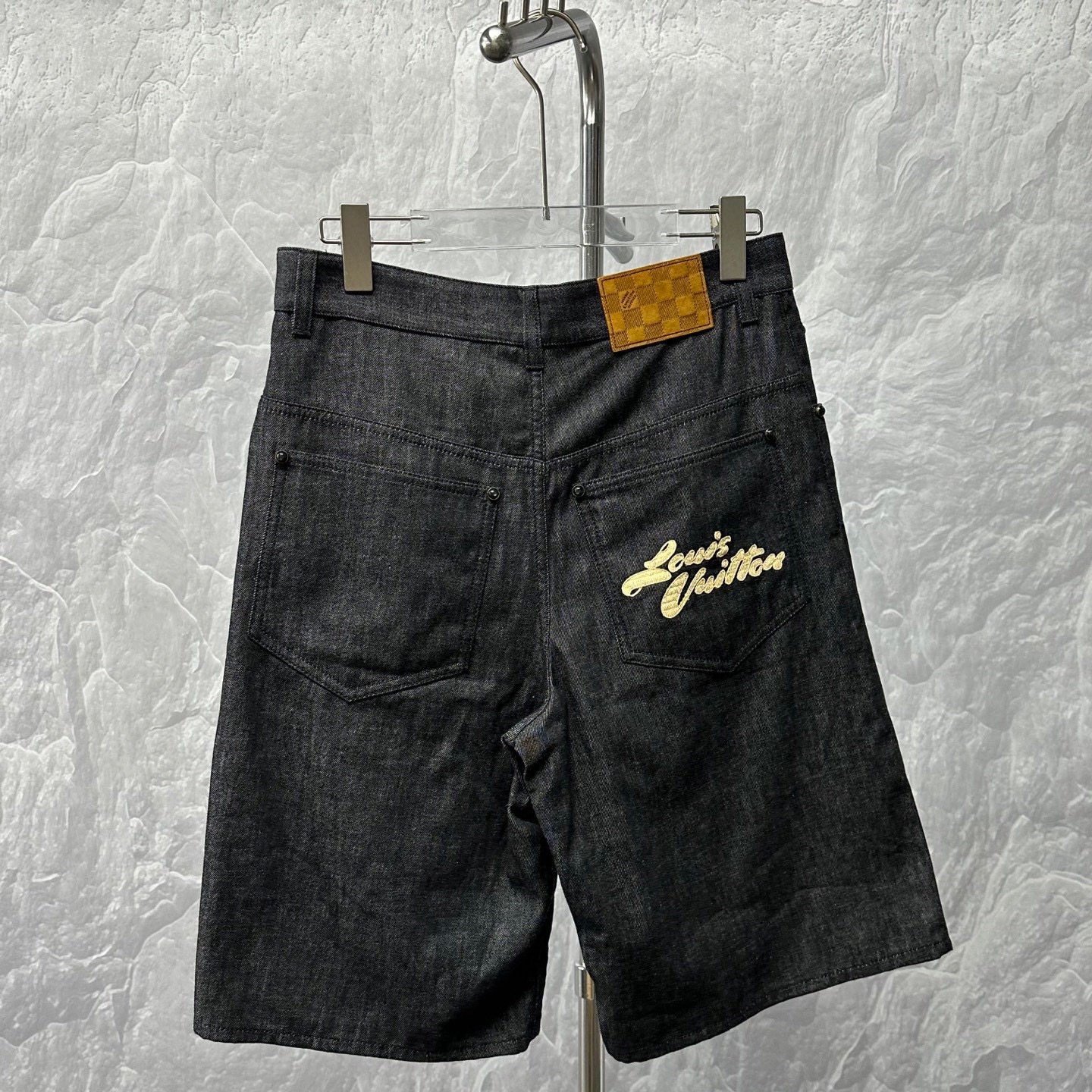 Louis Vuitton LV SS25 Logo Denim Shorts
