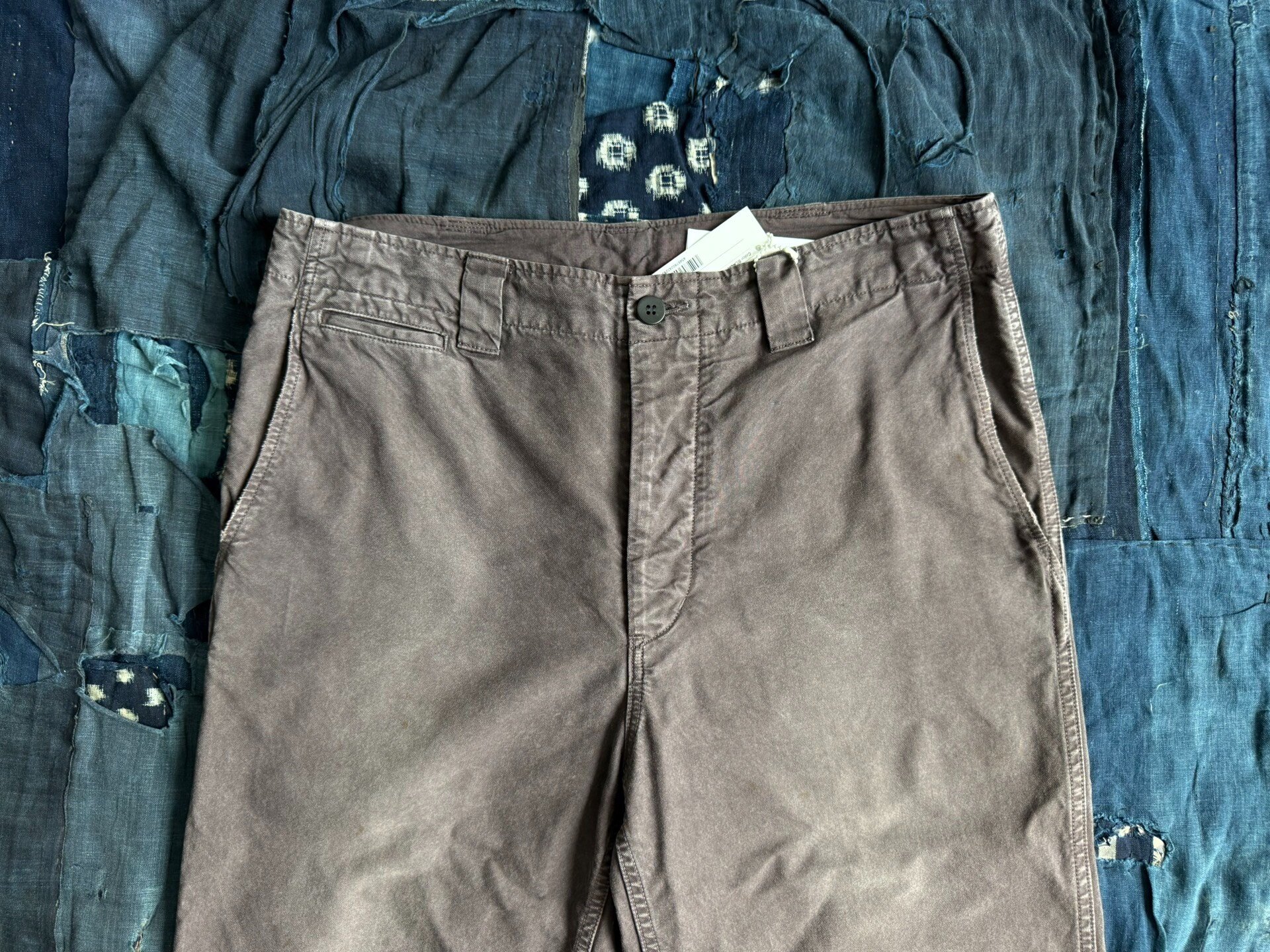 Visvim 24AW Wide Chino Pants Crash — label