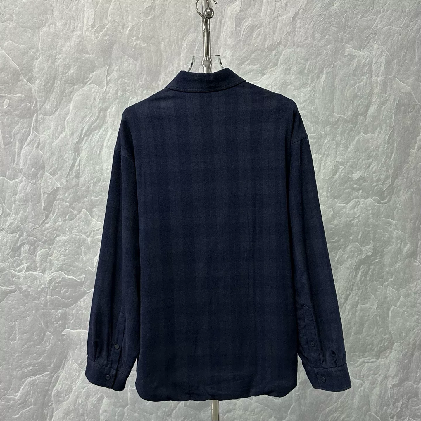 Balenciaga Check Pocket Shirt Jacket — back