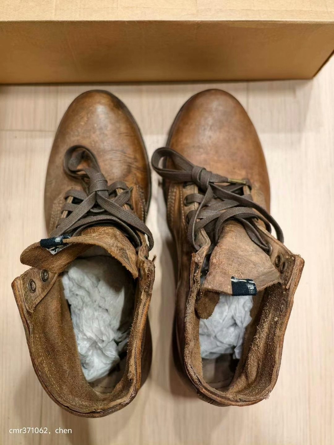 visvim 18 ICT Lafayette Boots — label