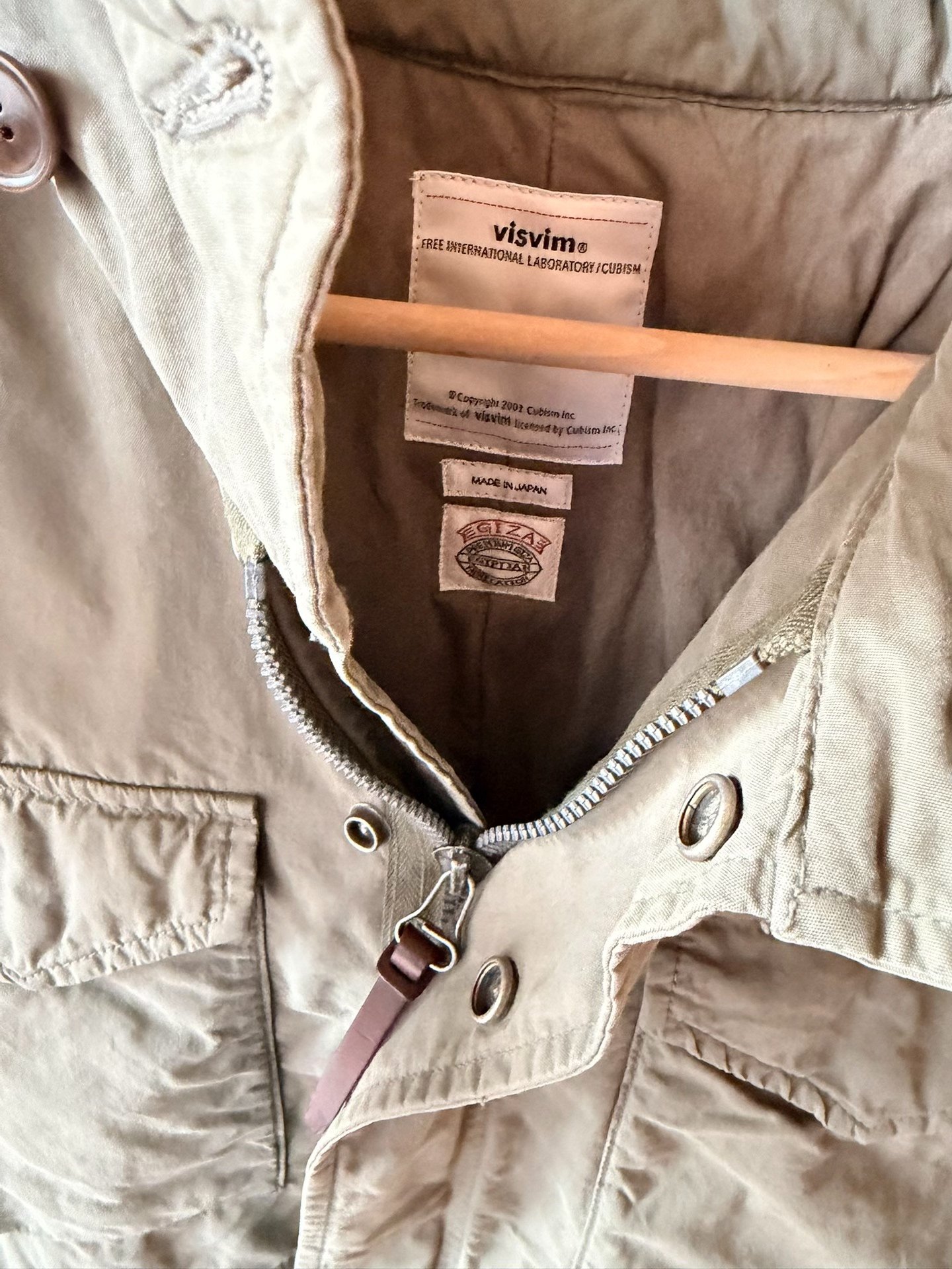 VISVIM BICKLE GIZA M65 JKT 18SS — front