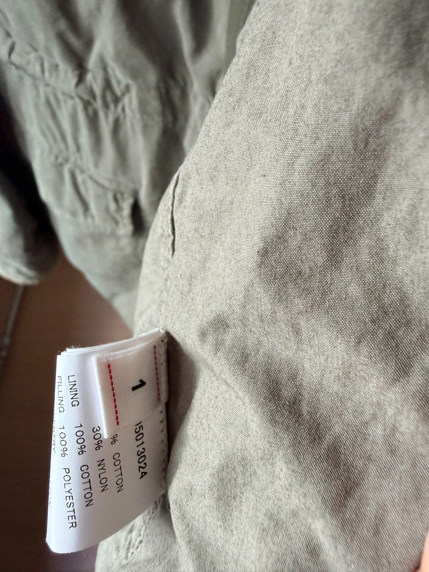 VISVIM BICKLE GIZA M65 JKT 18SS — label