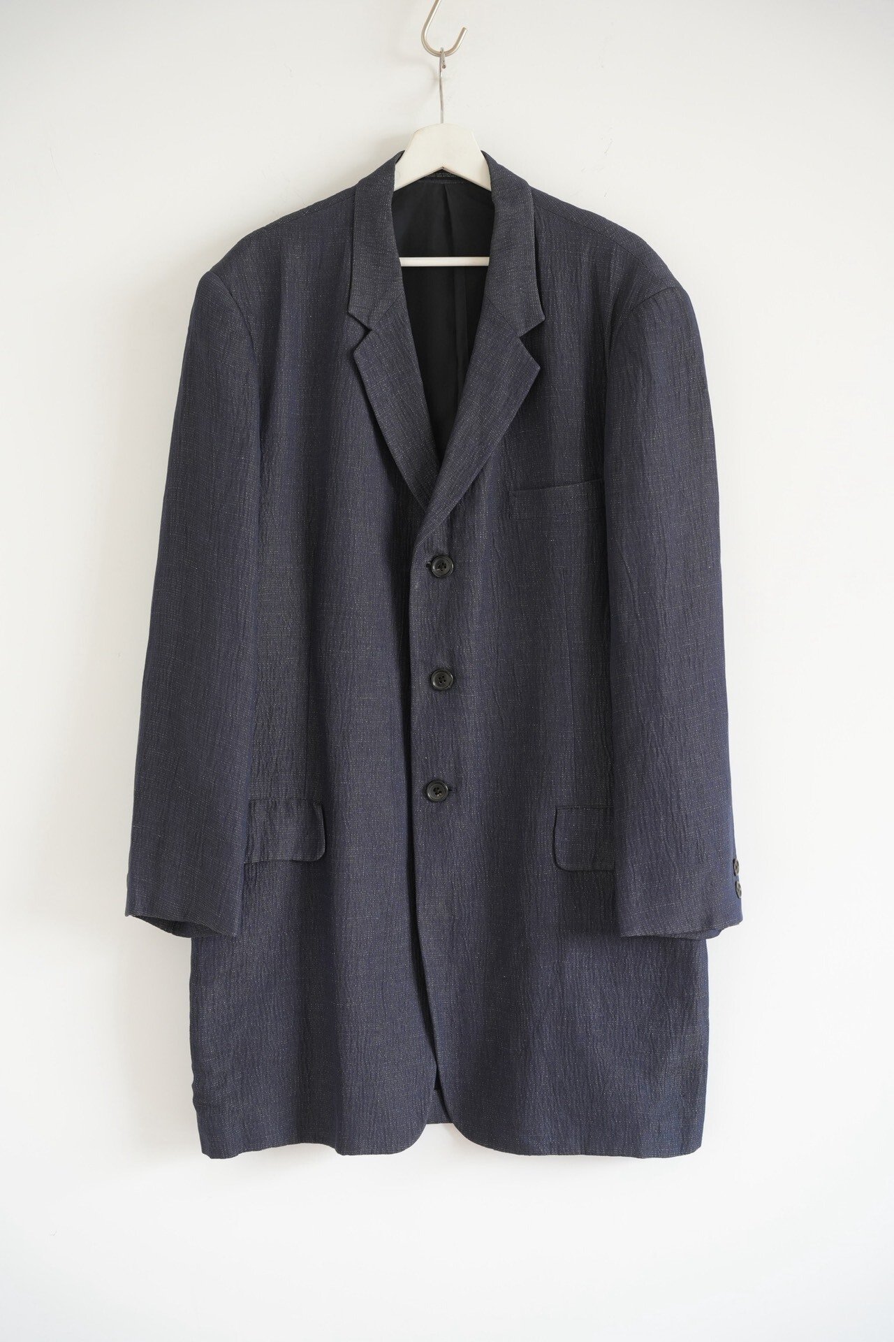 Yohji Yamamoto 98SS Indigo Slub Coat