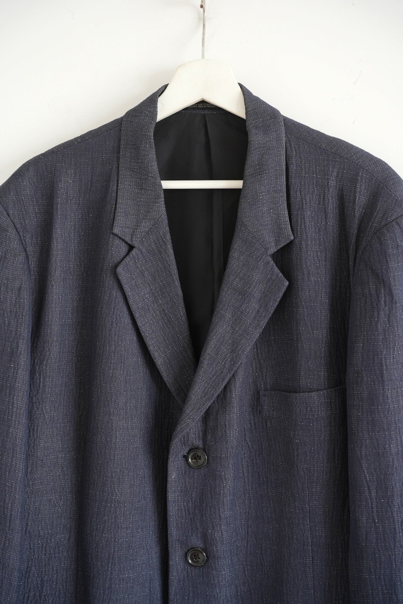 Yohji Yamamoto 98SS Indigo Slub Coat — back