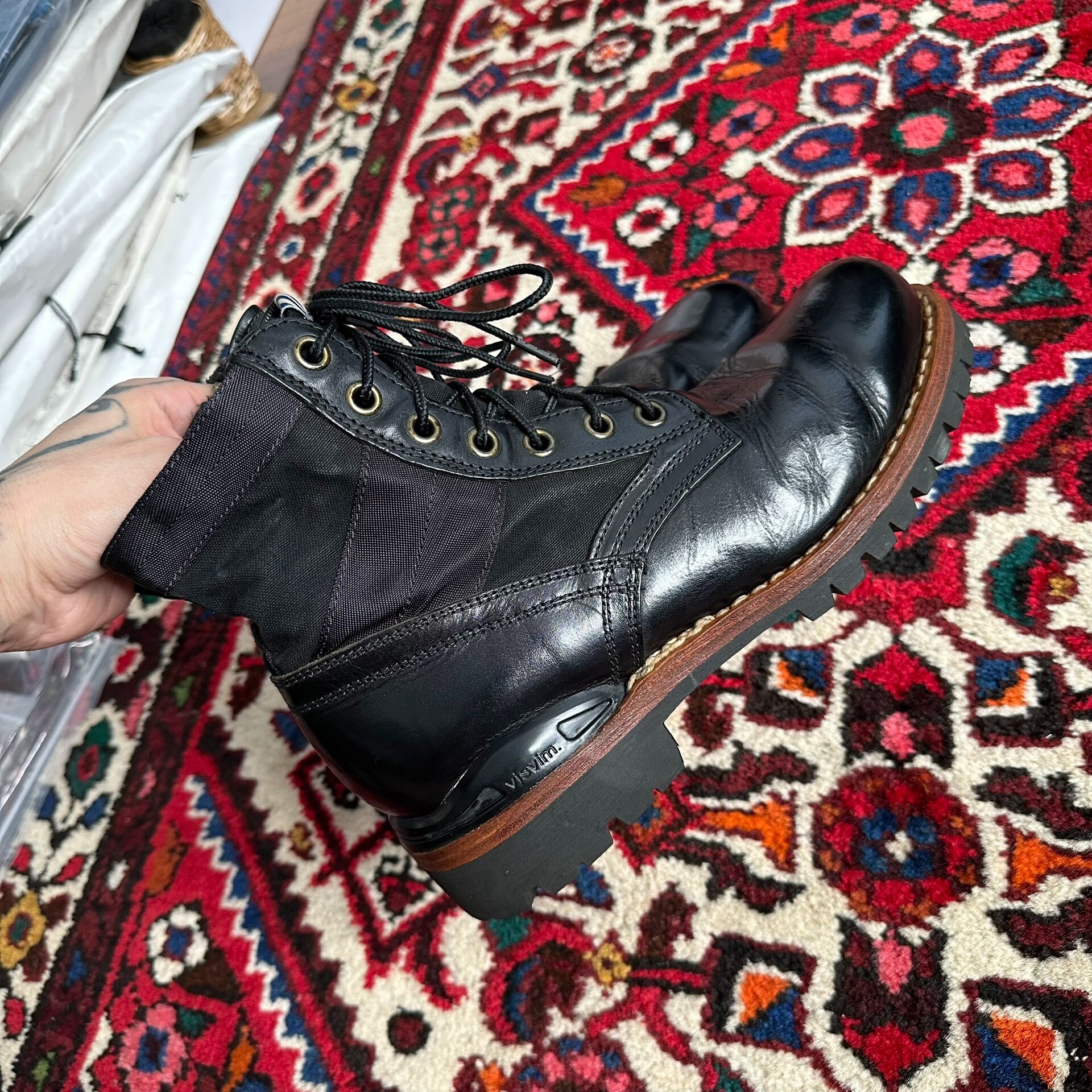 visvim 11AW 7-Hole Boots Size 9 — back