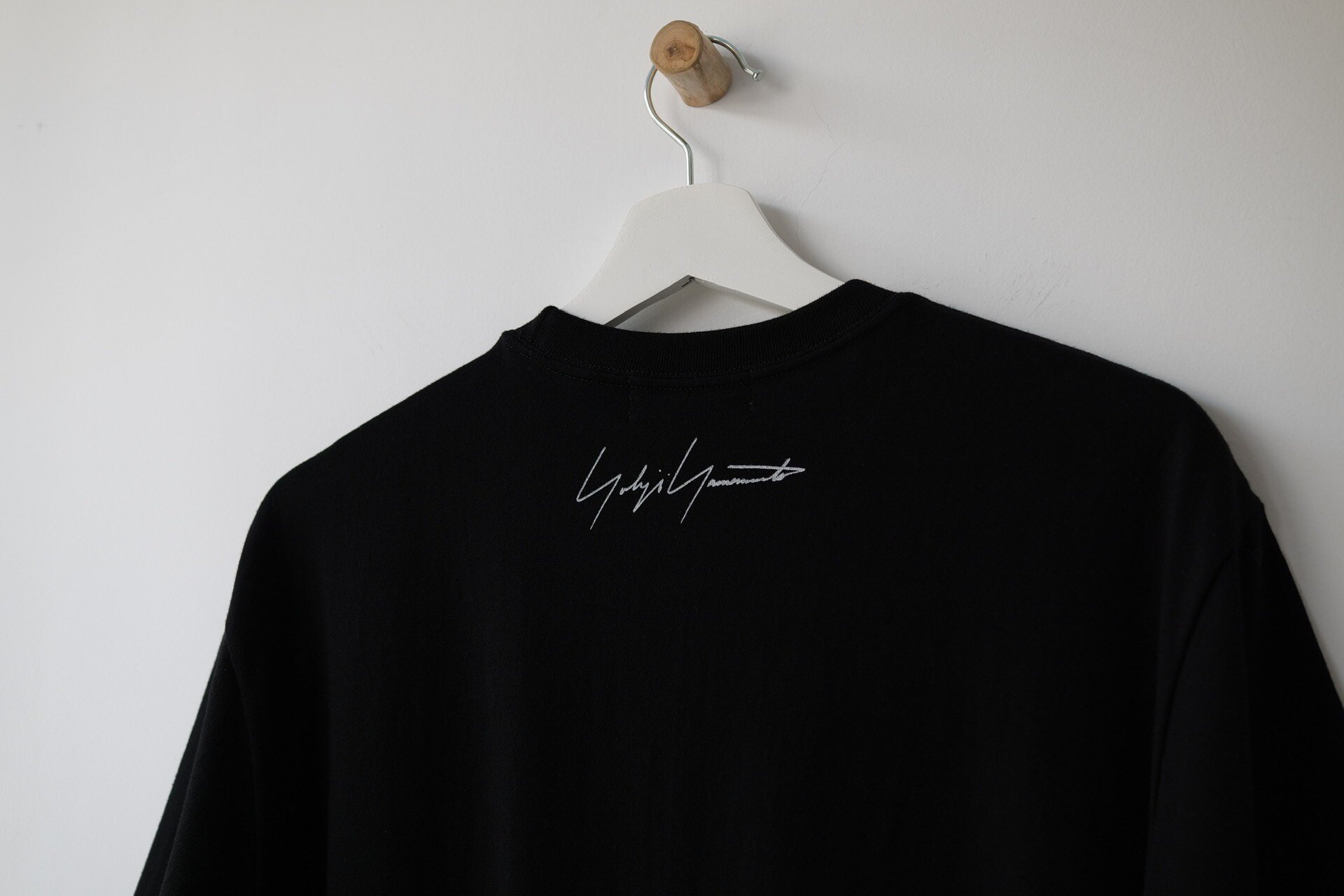 Yohji Yamamoto 26AW Signature Cotton T-Shirt — back