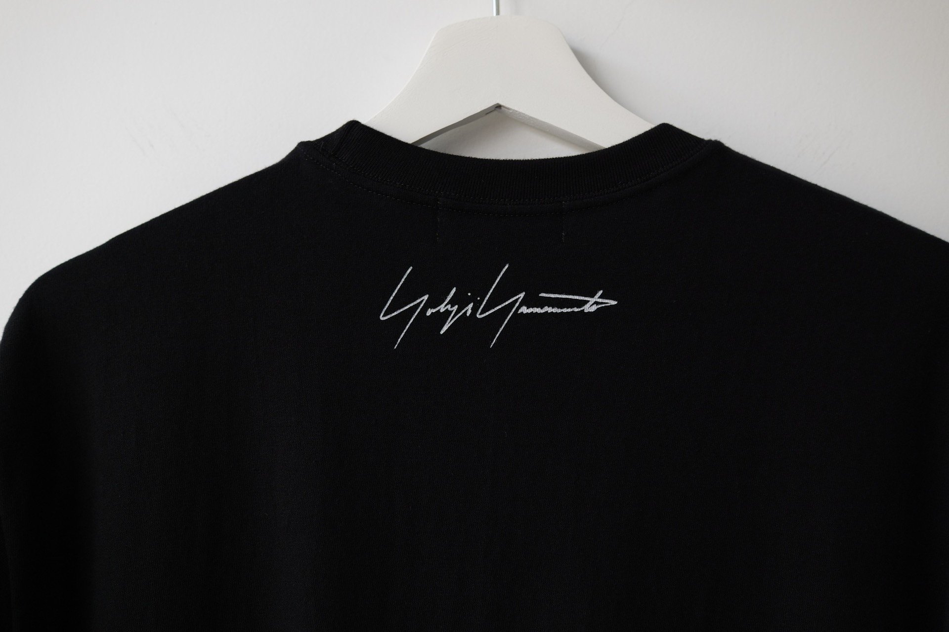 Yohji Yamamoto 26AW Signature Cotton T-Shirt — label