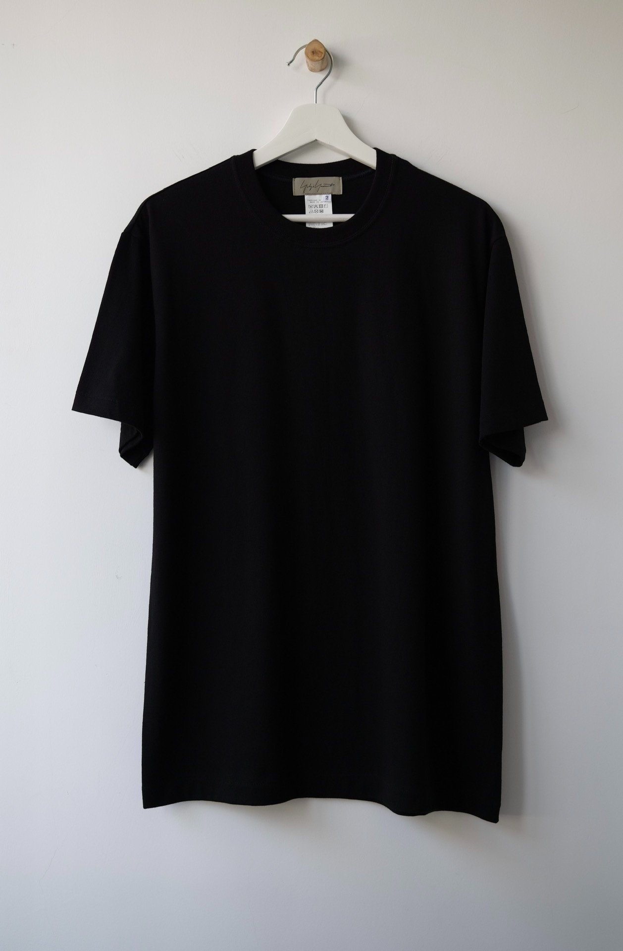 Yohji Yamamoto 26AW Signature Cotton T-Shirt — front